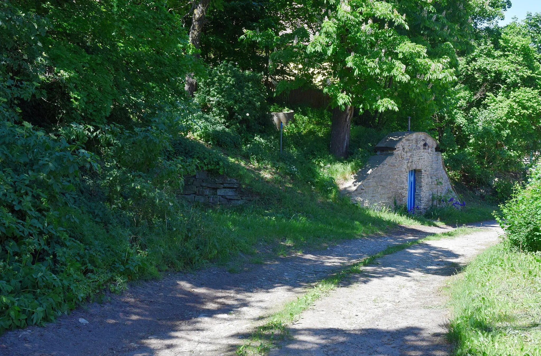 Photo showing: Kellergasse in Mörtersdorf, Gemeinde Rosenburg-Mold / Niederösterreich