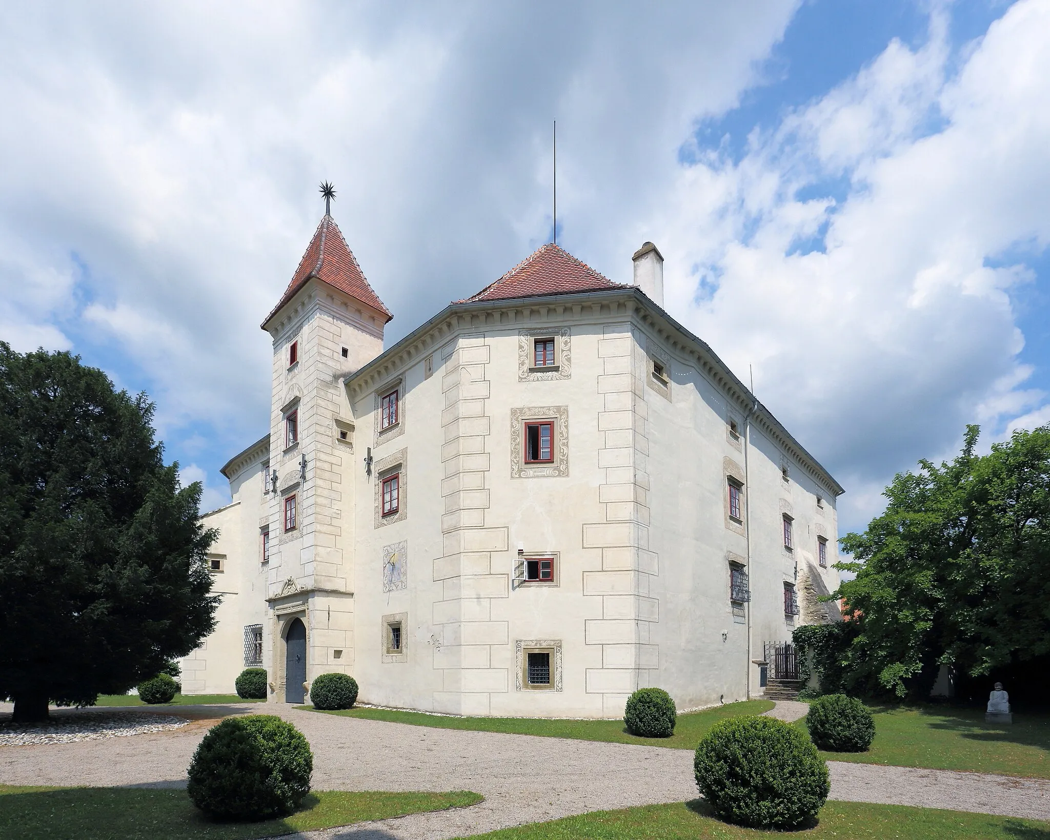 Photo showing: Südostansicht des Breiteneicher Renaissanceschlosses in der niederösterreichischen Bezirkshauptstadt Horn.