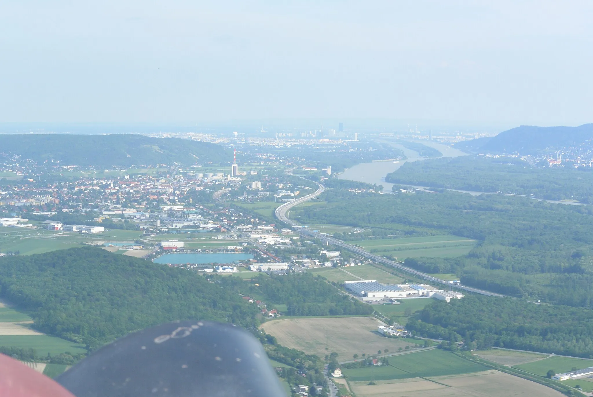 Photo showing: Luftfoto Oberrohrbach 2014