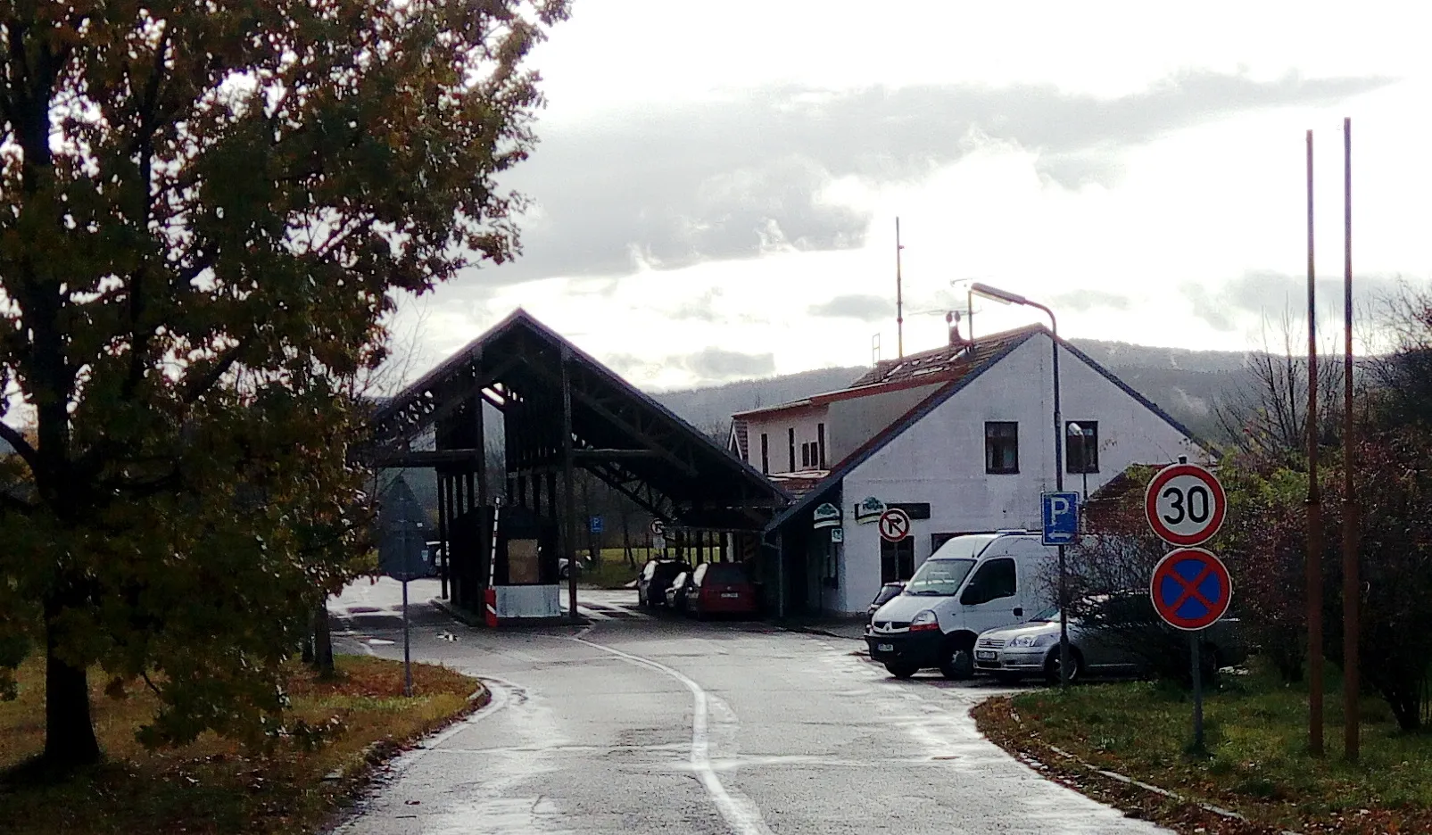 Photo showing: Former Czech/Austrian customs building at Nové Hrady 396 in the municipality of Nové Hrady in České Budějovice District, Czech Republic