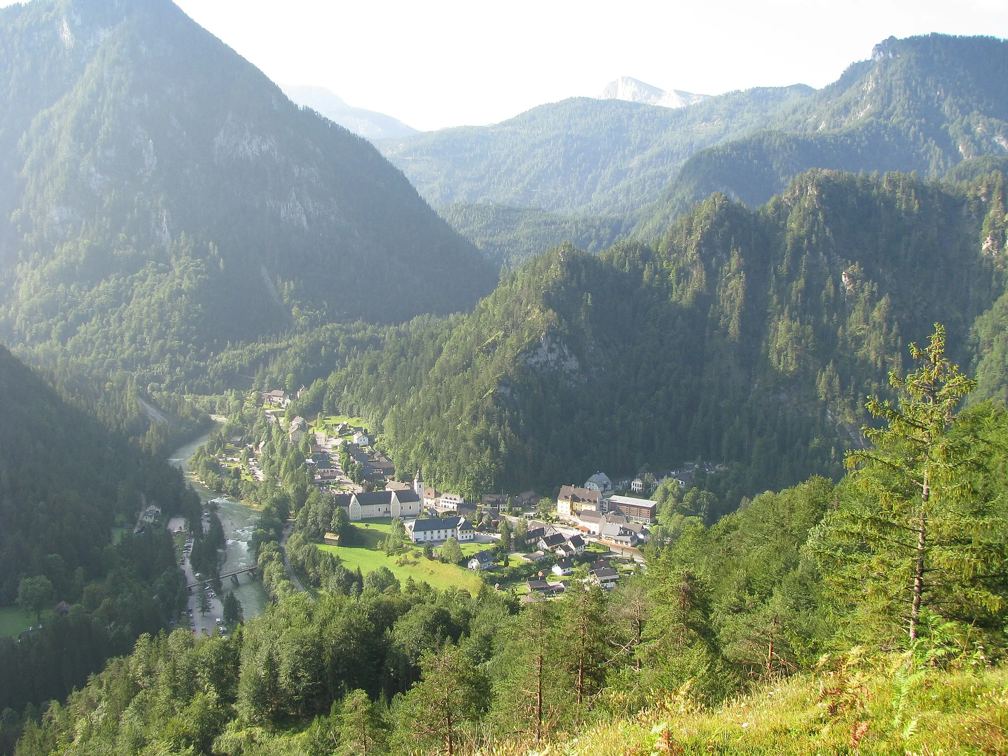 Photo showing: Wildalpen - perspective from hill Löwekogel