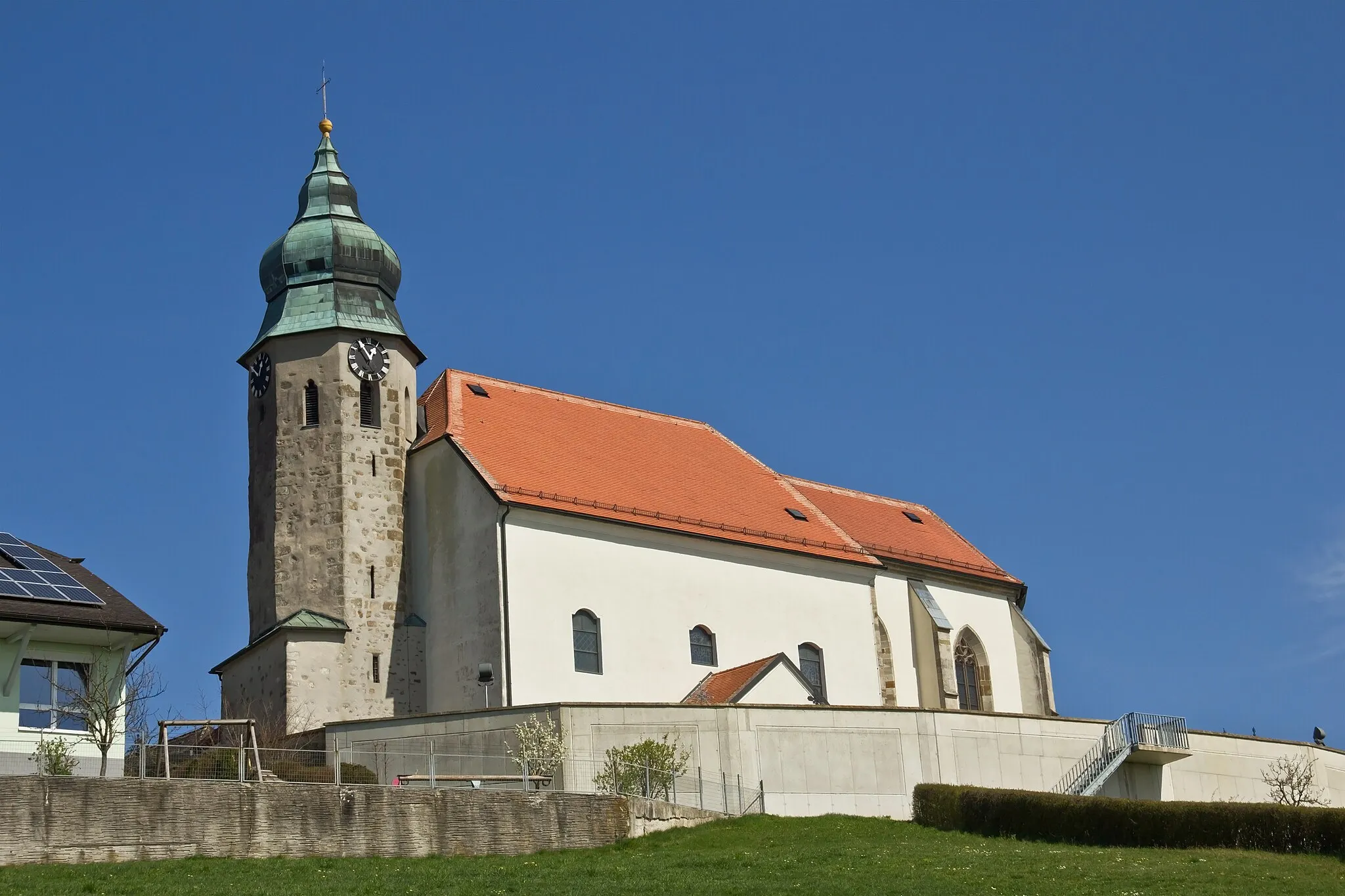Photo showing: Kath. Pfarrkirche, Wallfahrtskirche hl. Ottilie in Kollmitzberg