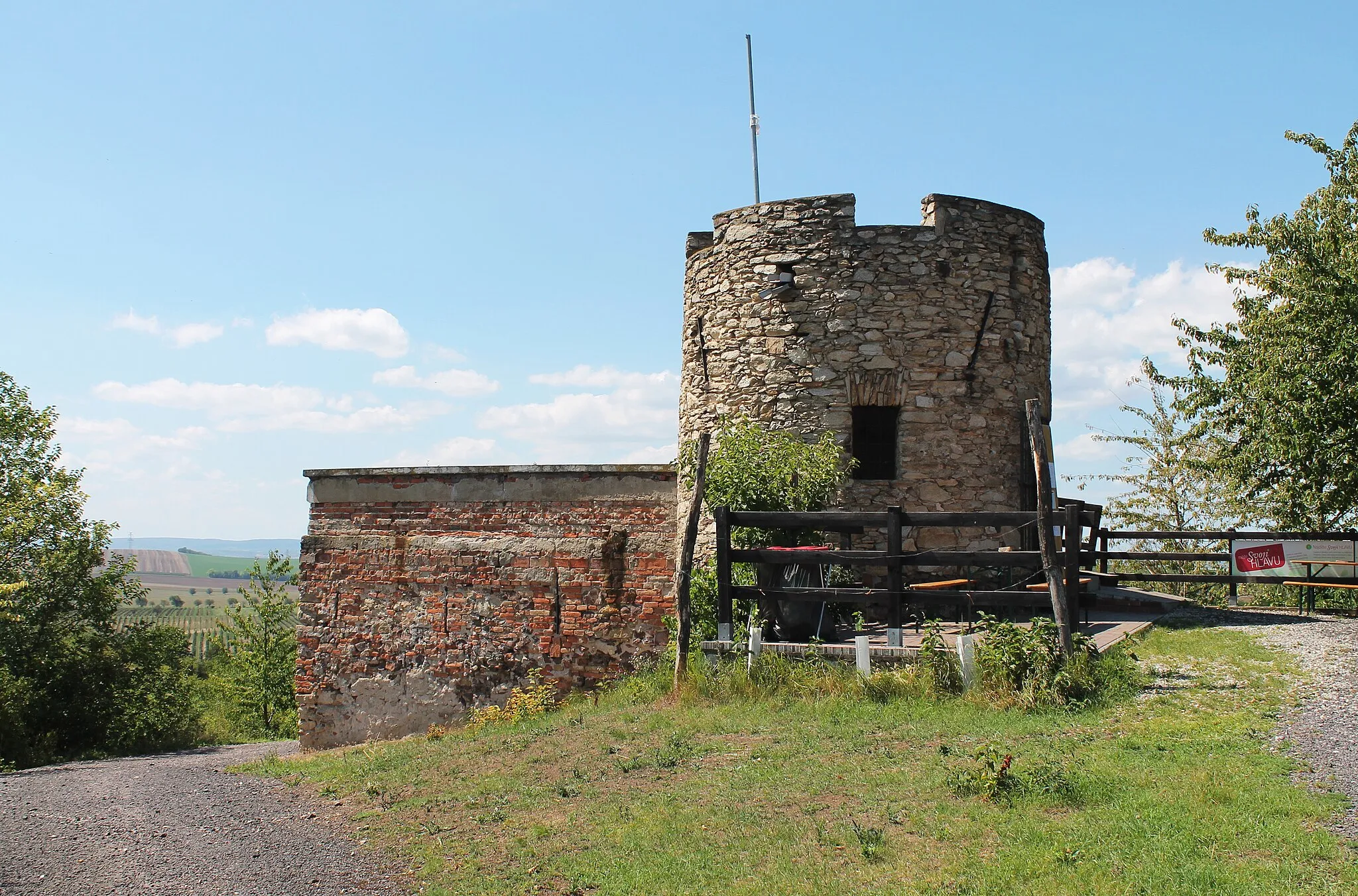 Photo showing: Lampelberg, Ječmeniště, Vrbovec, Znojmo District, Czech Republic