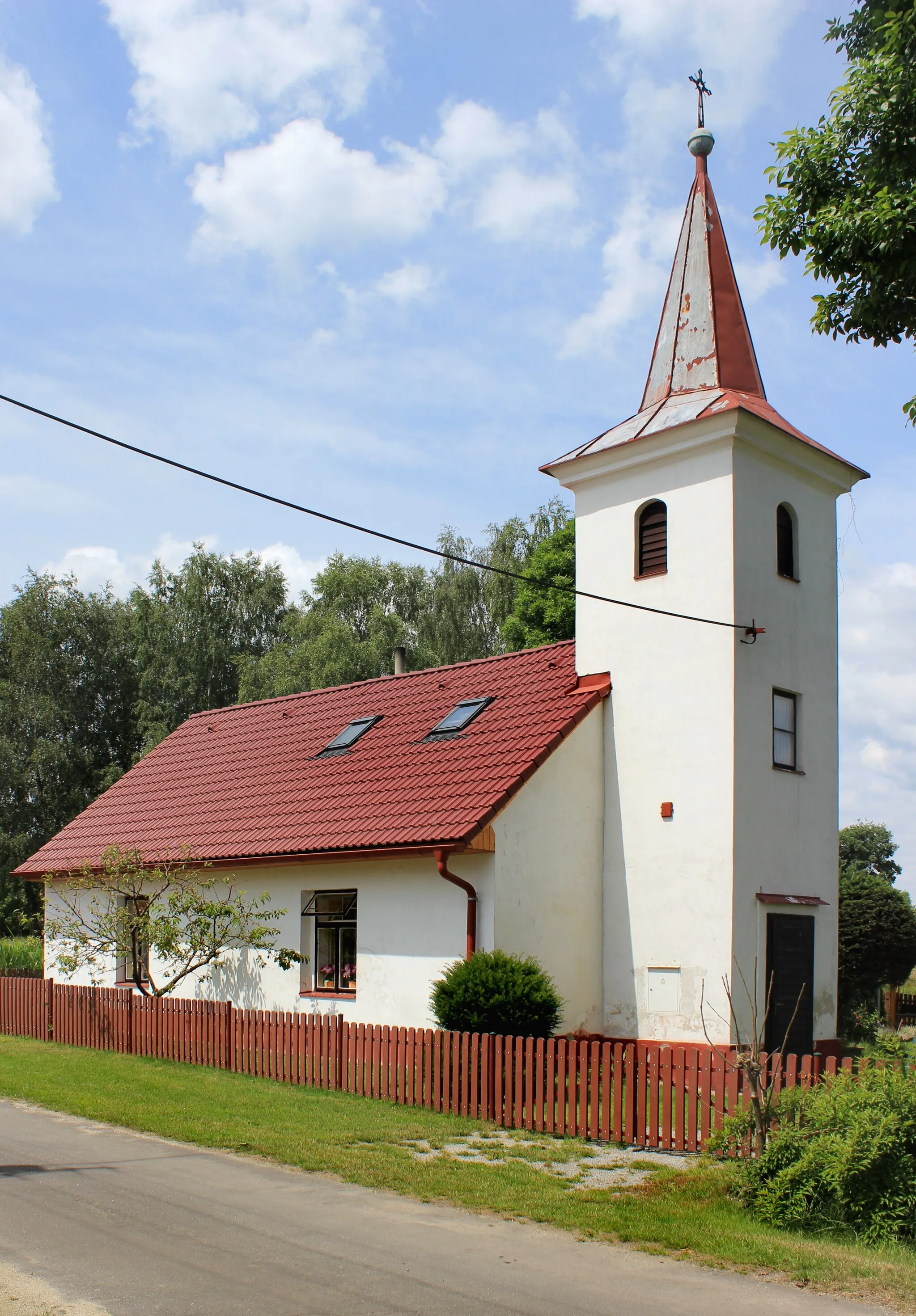 Photo showing: Old chapel in Nová Ves, part of Číměř, Czech Republic.