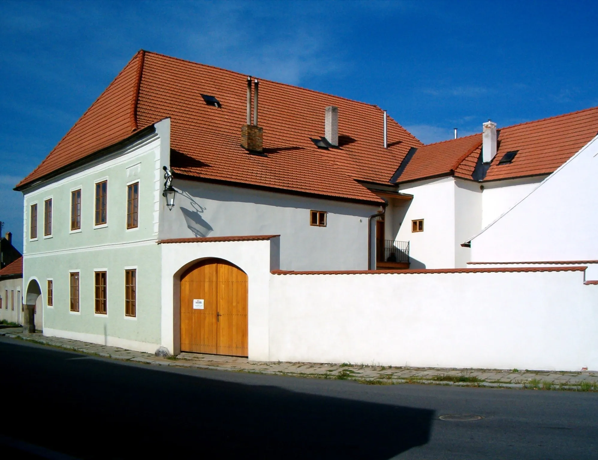 Photo showing: Přepřahací stanice pošty Praha - Vídeň ve Slavonicích