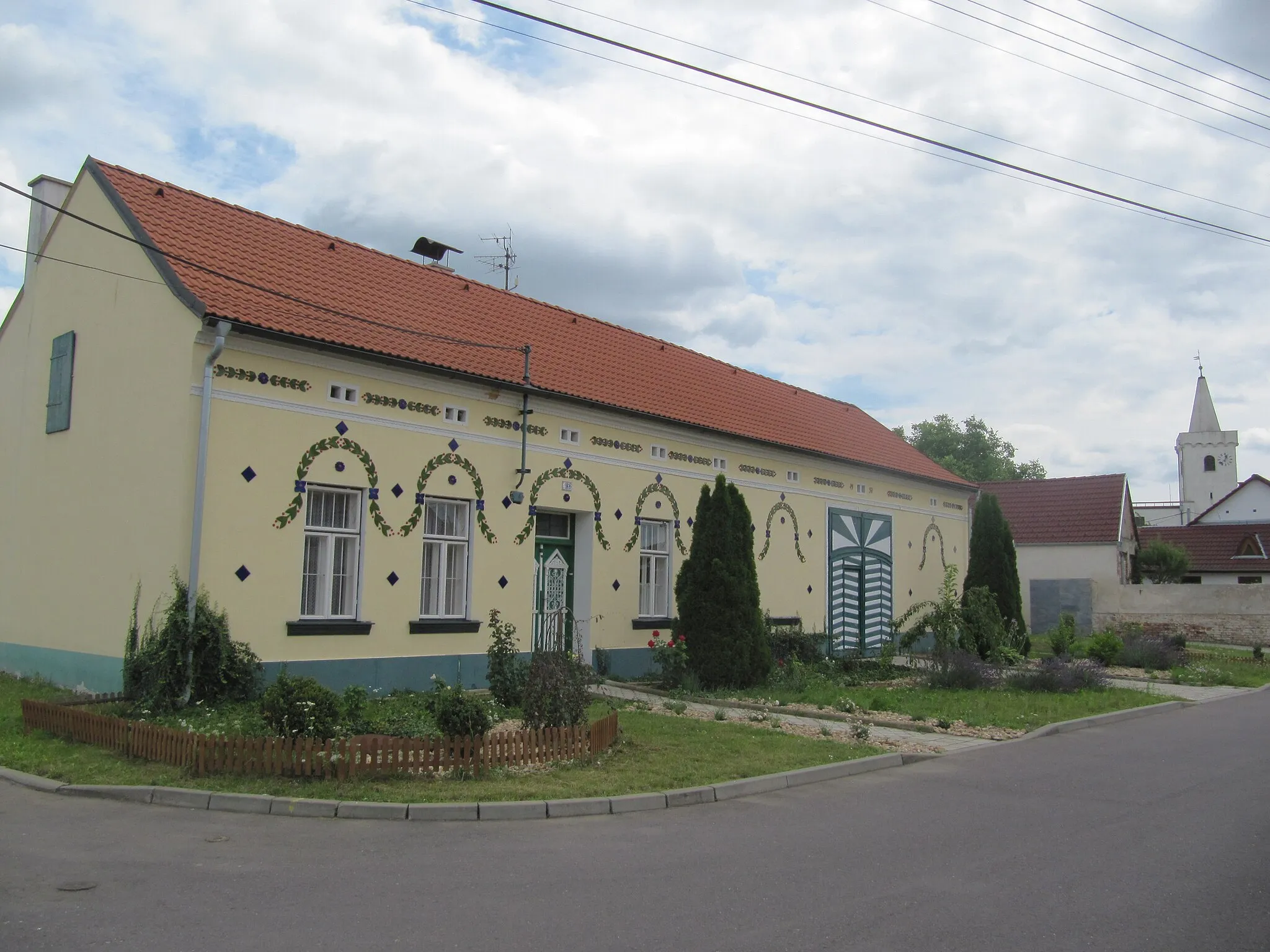 Photo showing: Jevišovka in Břeclav District, Czech Republic. House No. 186.