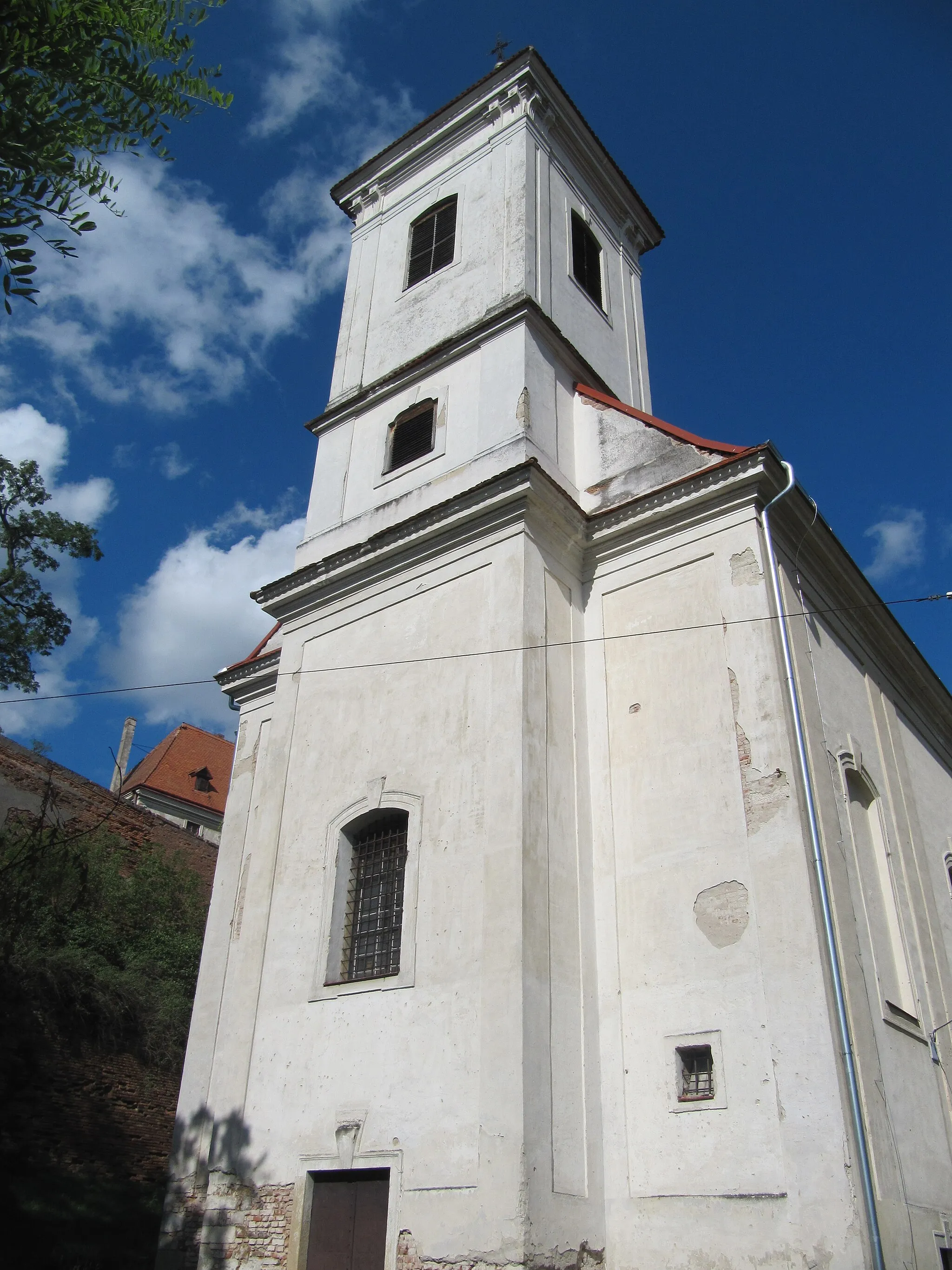 Photo showing: Jaroslavice in Znojmo District, Czech Republic. Church of St. Giles.