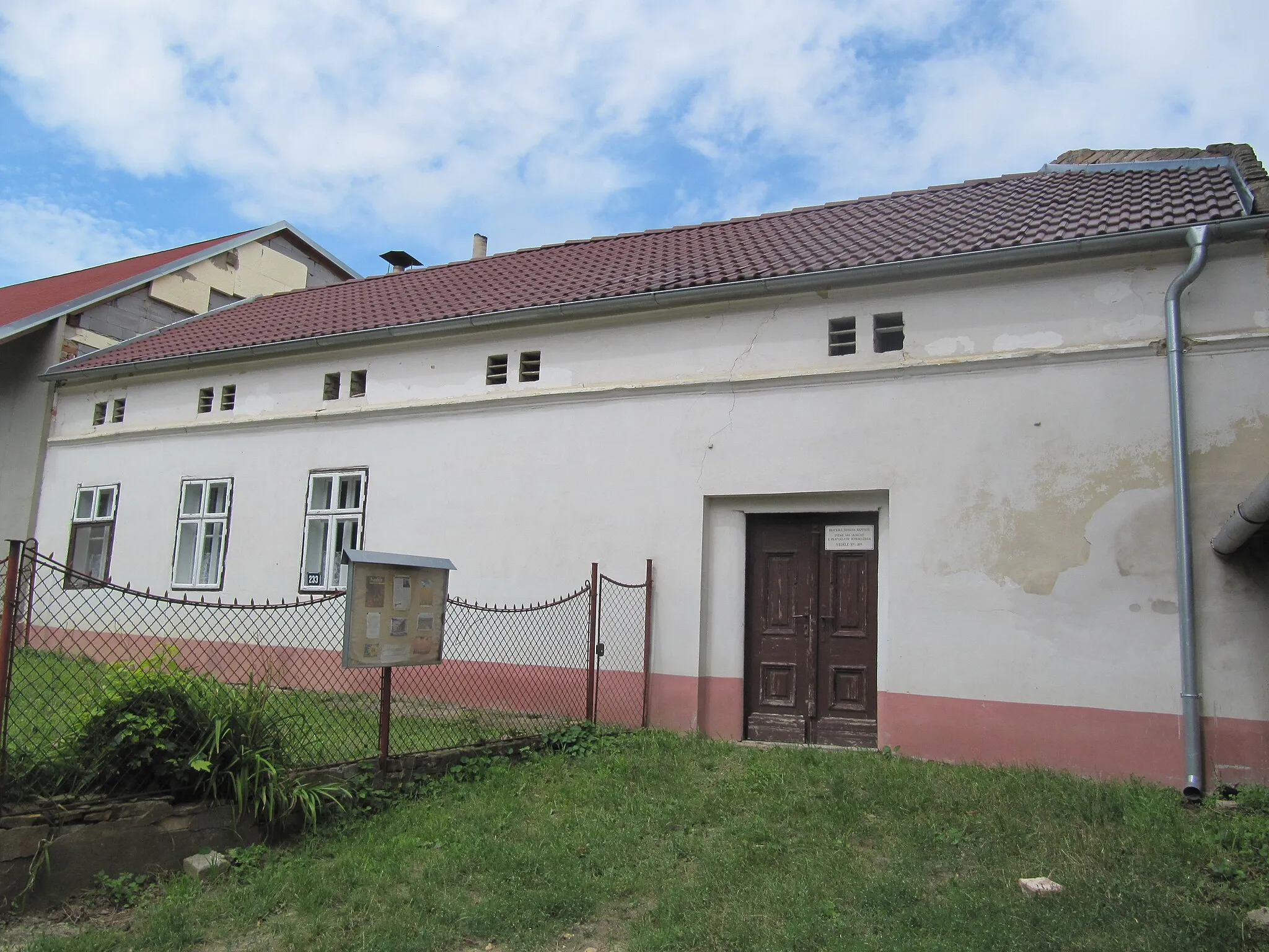 Photo showing: Hrabětice in Znojmo District, Czech Republic. Baptist meeting house.