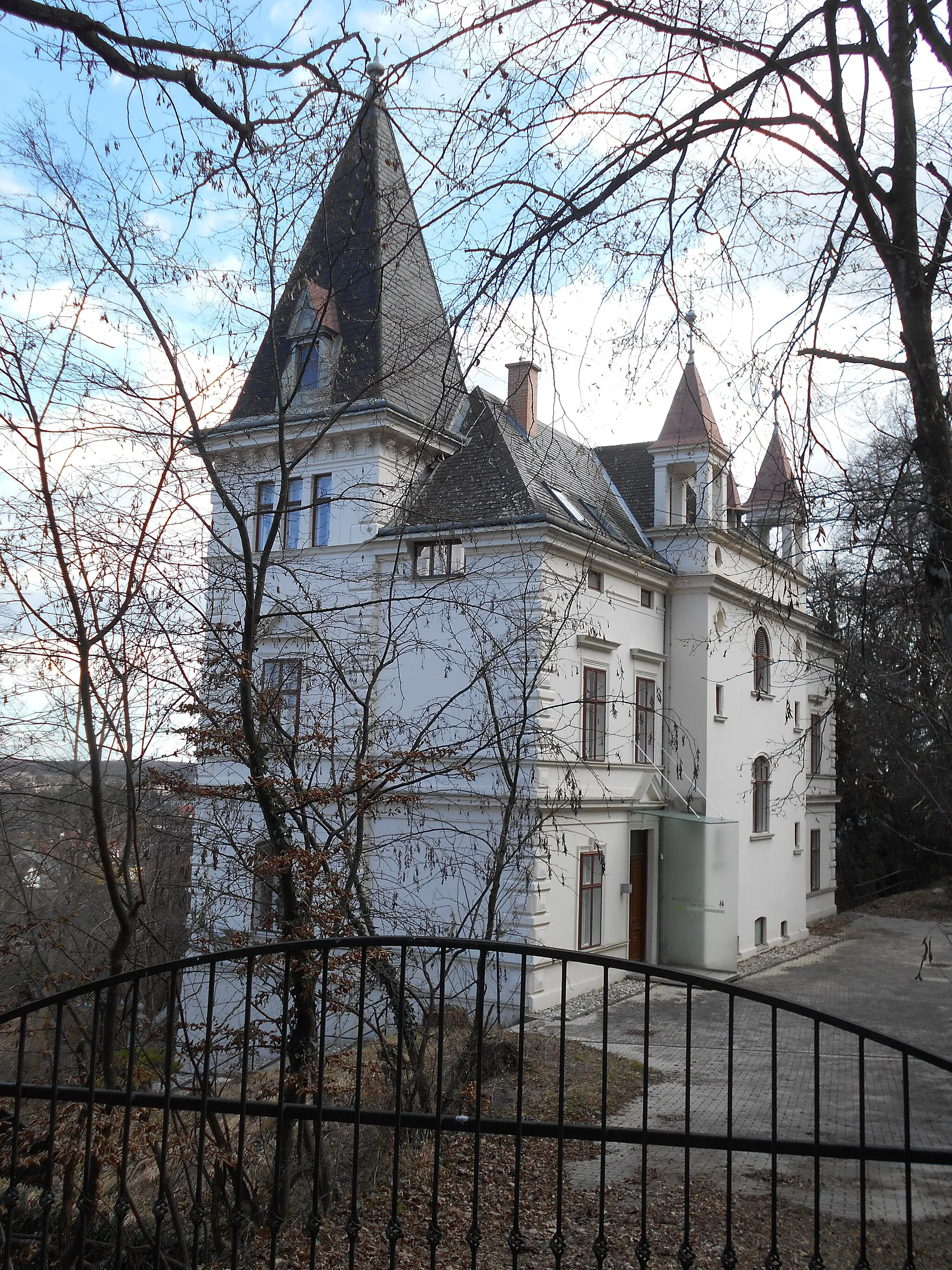 Photo showing: Hauptgebäude der Villenanlage Hartig