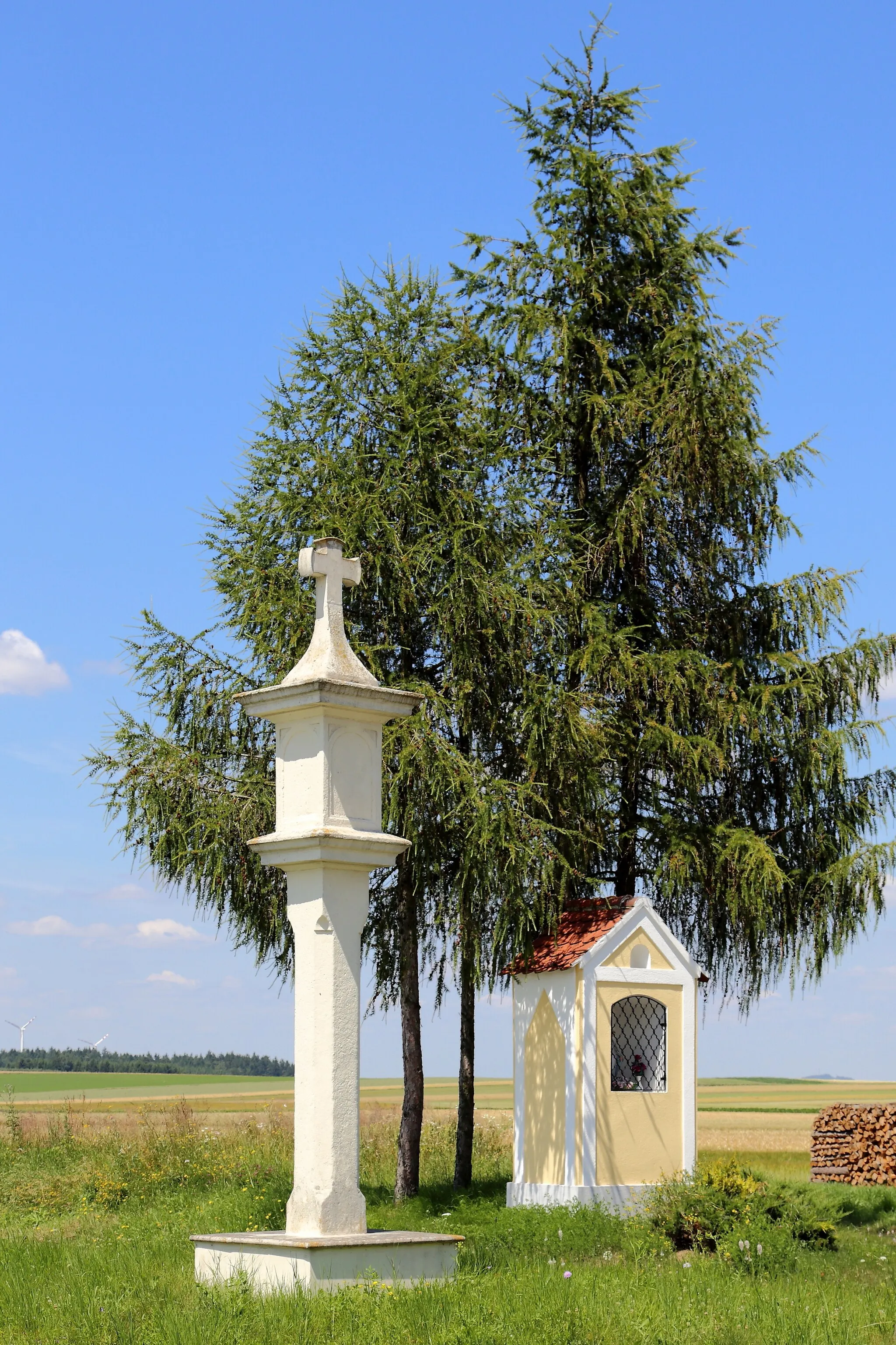 Photo showing: Bildstock am westlichen Ortsrand von Wappoltenreith, ein Ortsteil der niederösterreichischen Gemeinde Irnfritz-Messern.