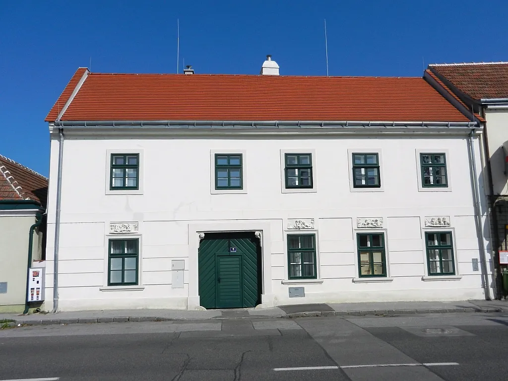 Photo showing: Das Herrenhaus der Textilfabrik Steiner in Scchwadorf.