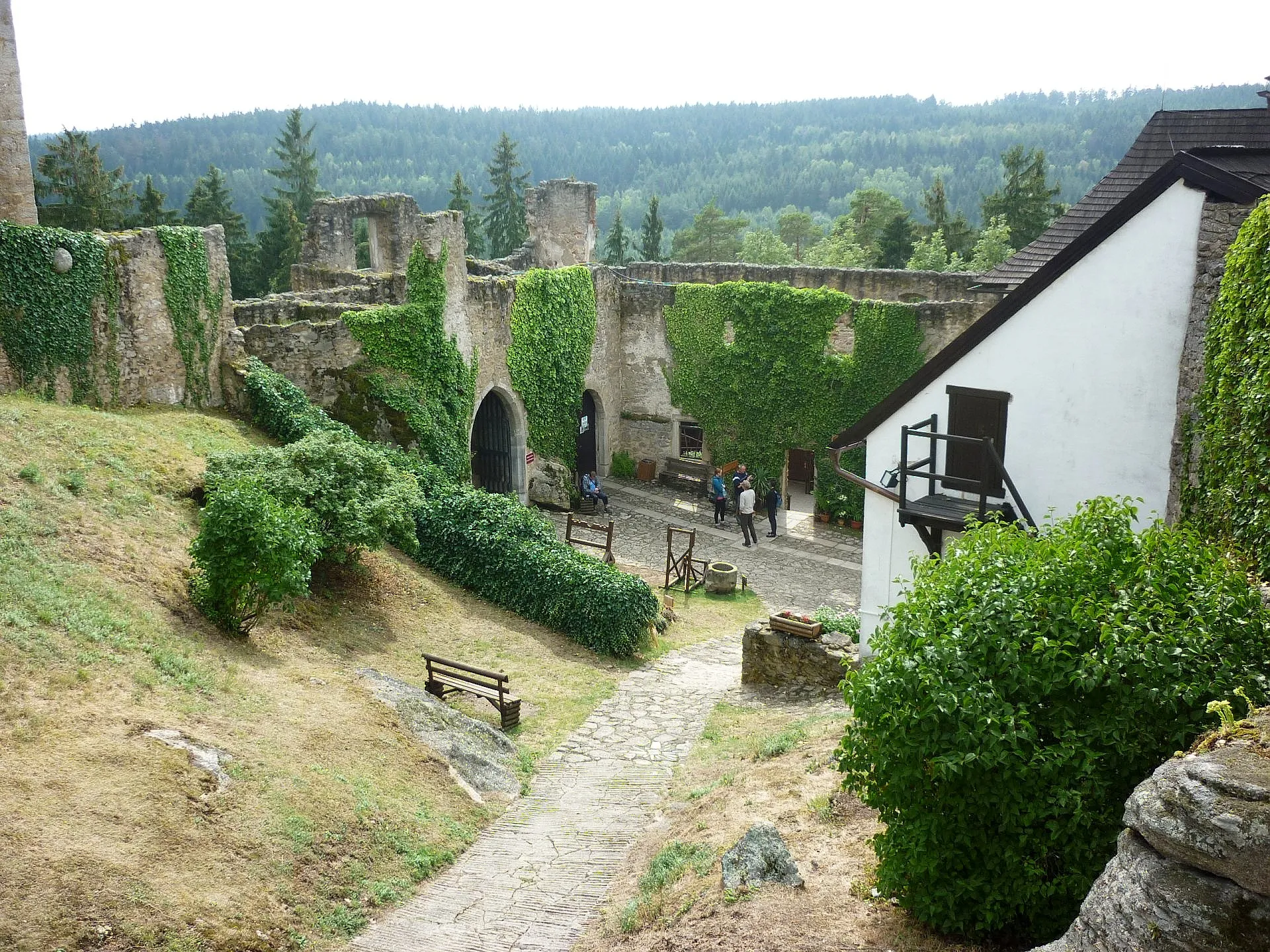 Photo showing: Hrad Landštejn