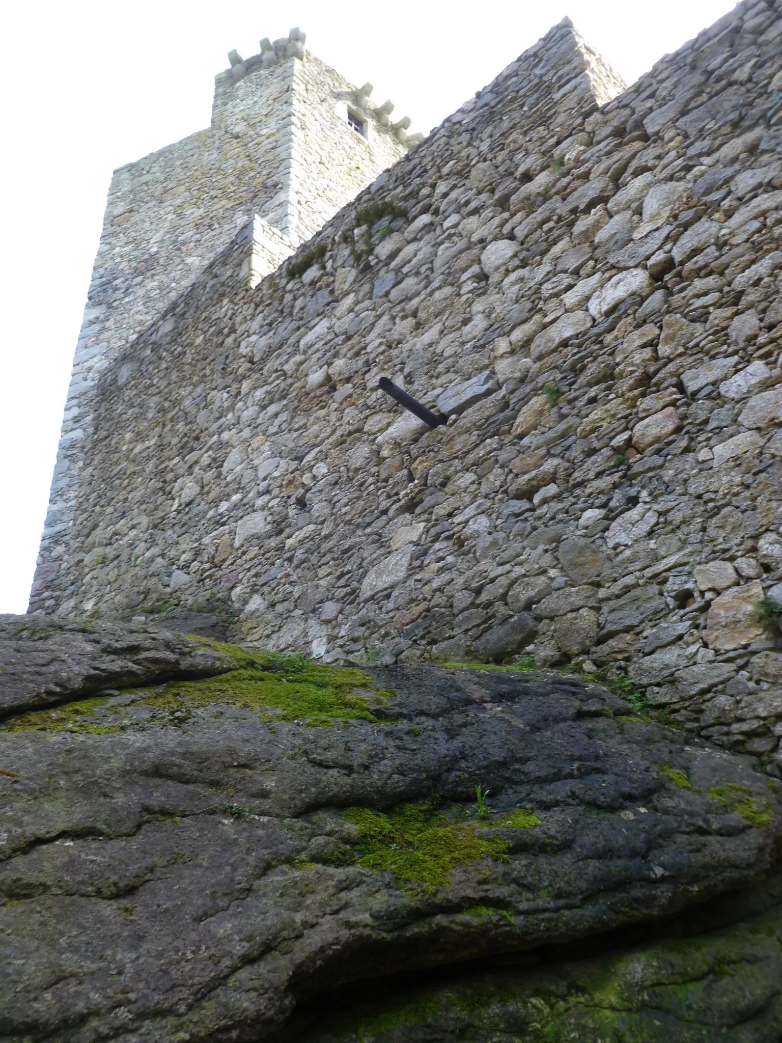 Photo showing: Burgruine_Lobenstein: Ringmauer und Turm