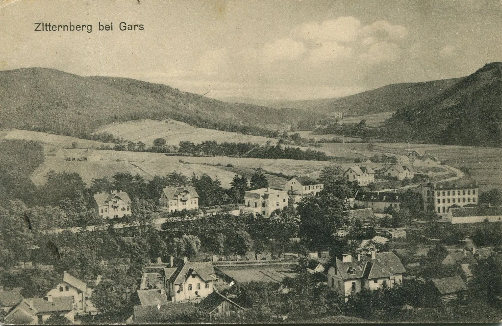 Photo showing: Zitternberg, Gemeinde Gars am Kamp, Niederösterreich. Ansichtskarte um 1910