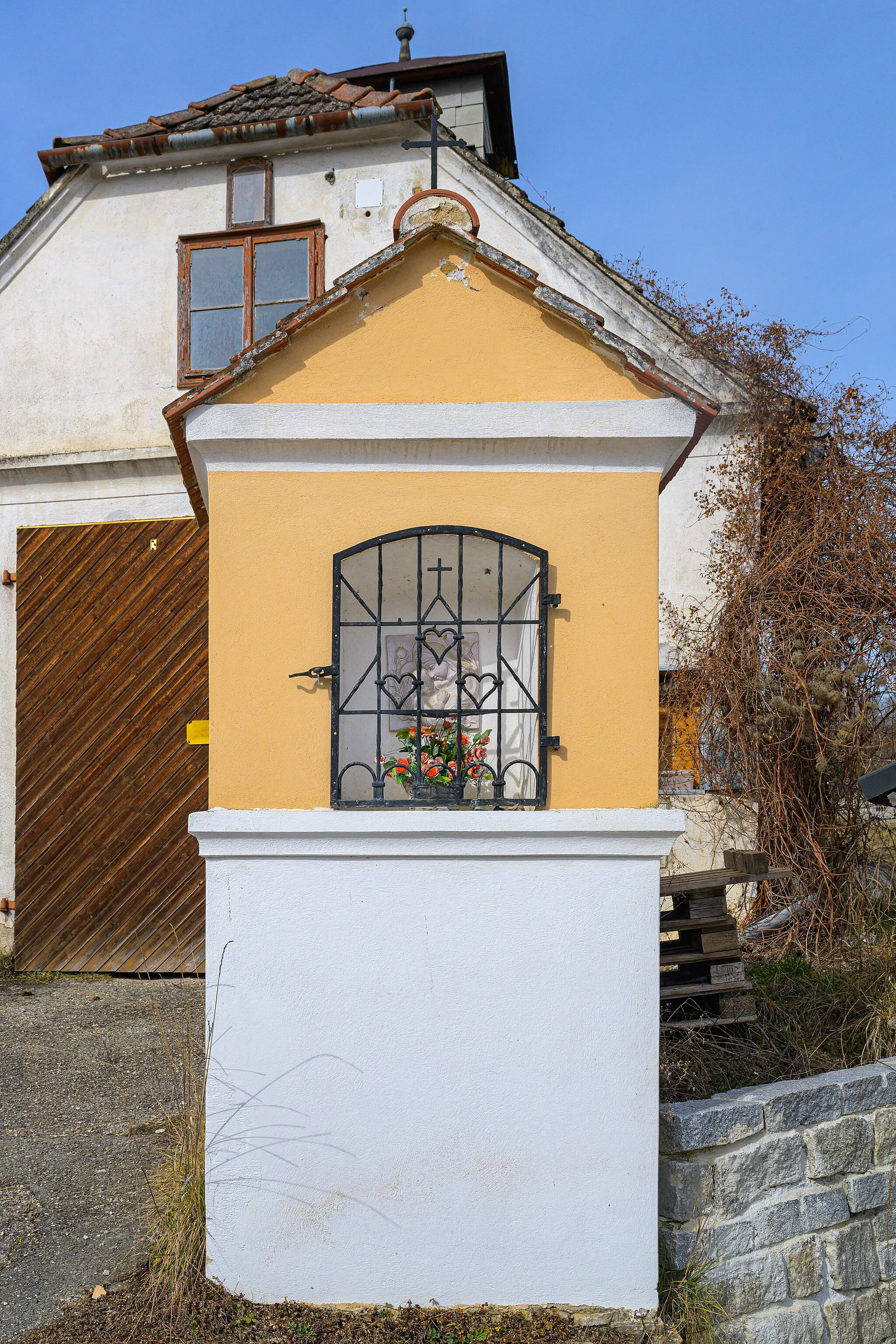 Photo showing: Wayside shrine in Oberplank (Schönberg am Kamp), Lower Austria