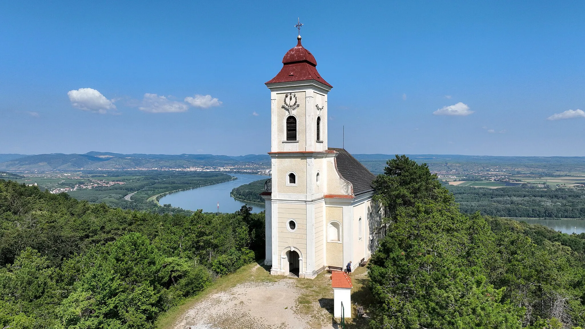 Photo showing: Holy Cross church in Hollenburg, Lower Austria.