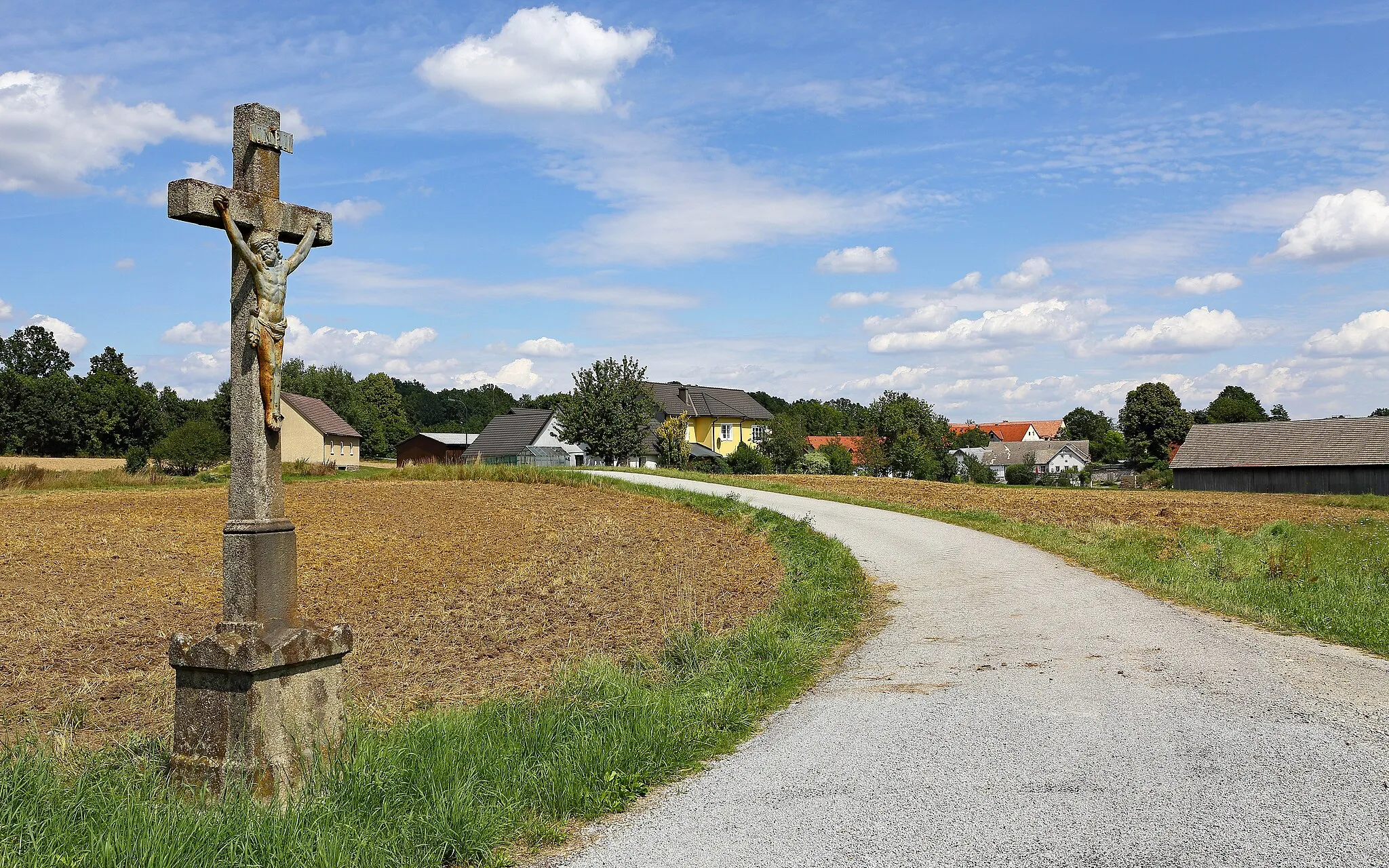Photo showing: Ehrenhöbarten (Gemeinde Schrems) von Westen
