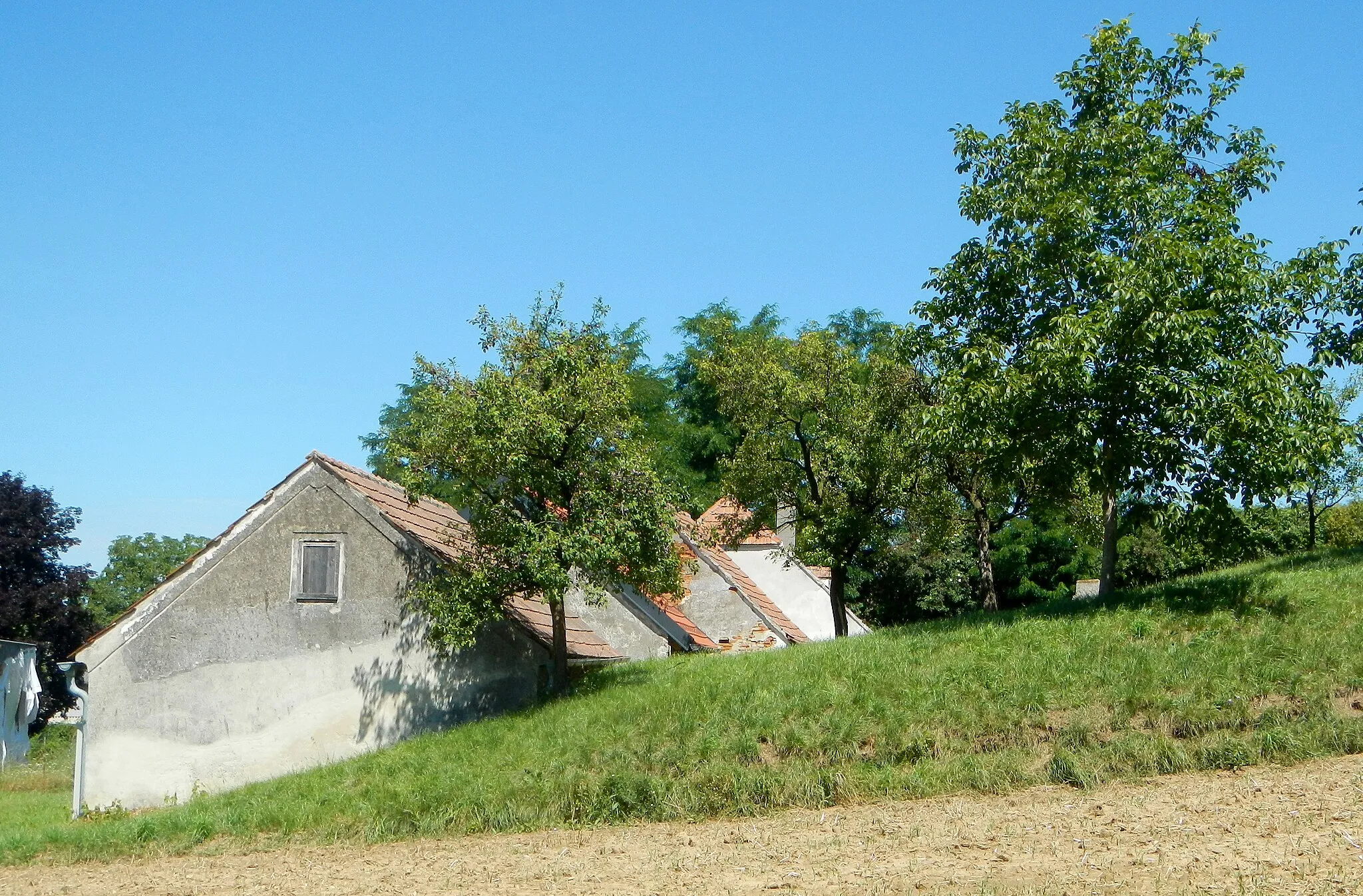 Photo showing: Kellergasse Am Berg in der KG Ossarn in Herzogenburg