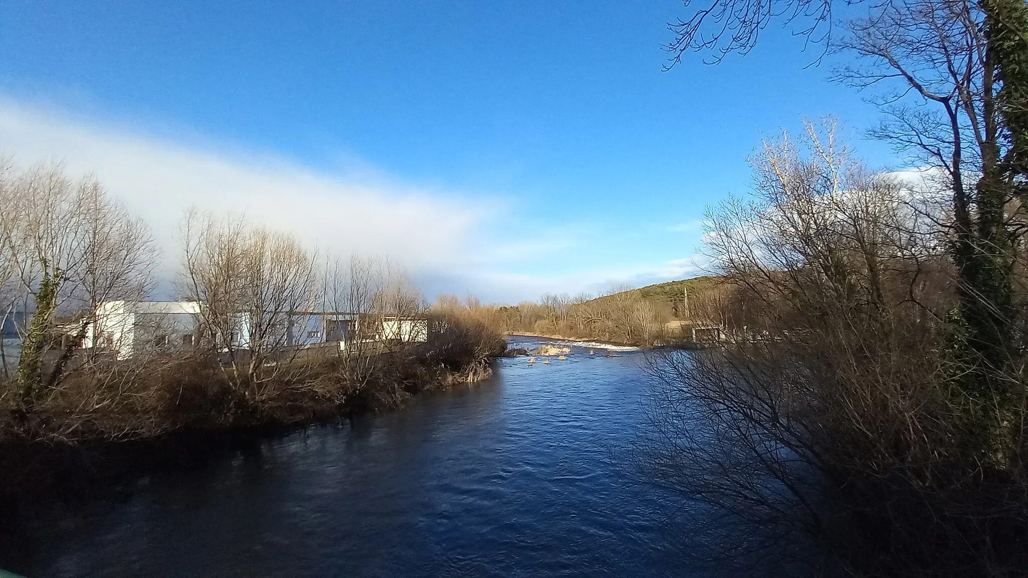 Photo showing: The river Schwarza in Ternitz, Lower Austria