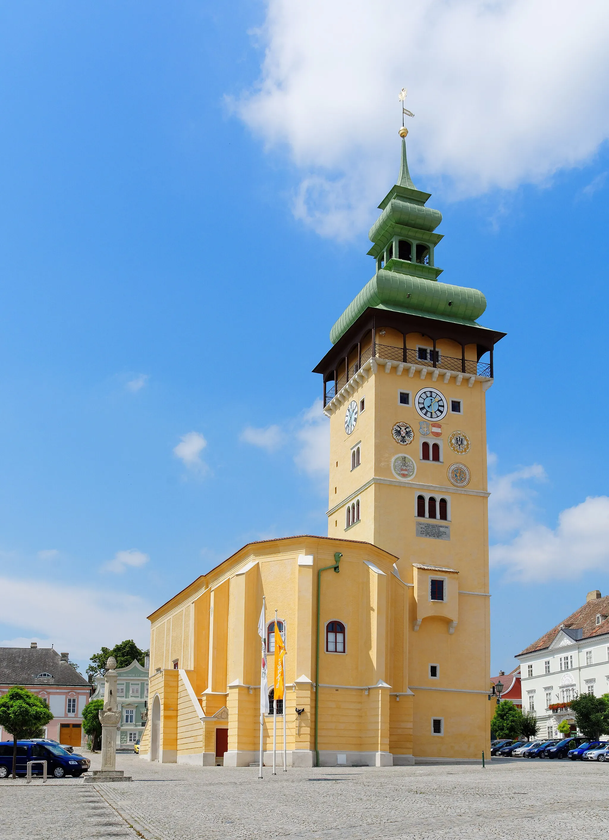 Photo showing: Former town hall in Retz, Lower Austria, Austria