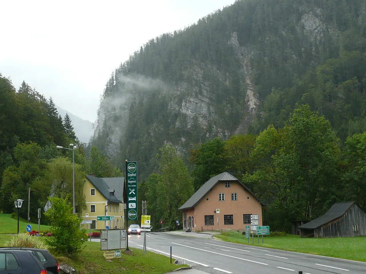 Photo showing: Between Stiegenwirt and An der Wacht, Erlauftalstrasse, Salza valley, Gamsstein, Palfau, Styria