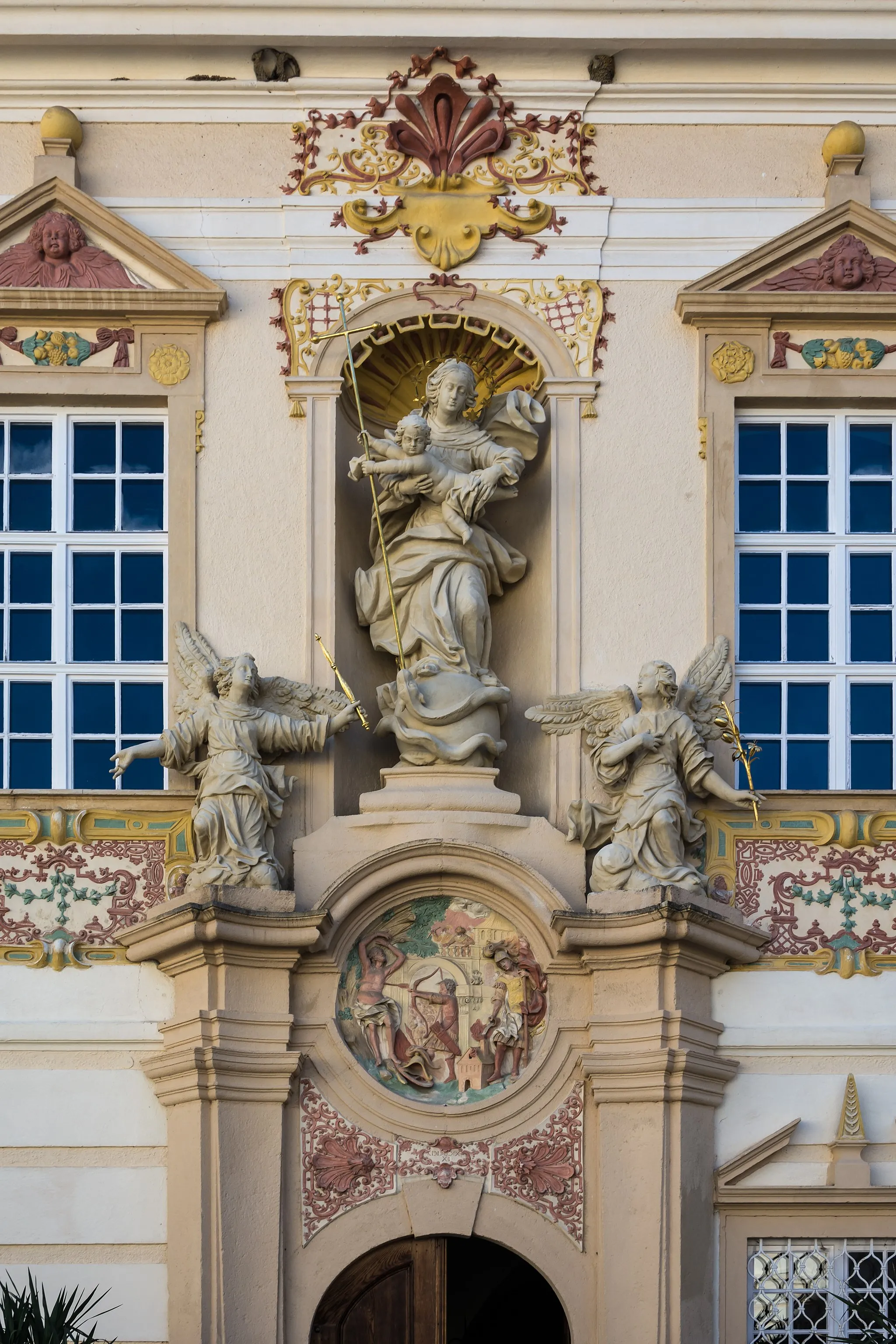 Photo showing: Portal of Zwettl Abbey, Lower Austria