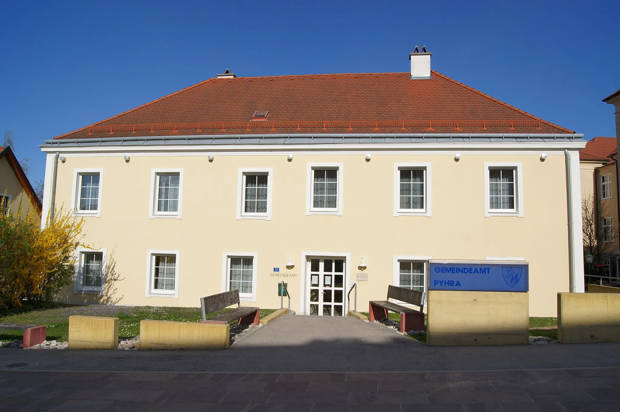 Photo showing: Die Gemeindeamt in Pyhra, Bezirk Sankt Pölten-Land