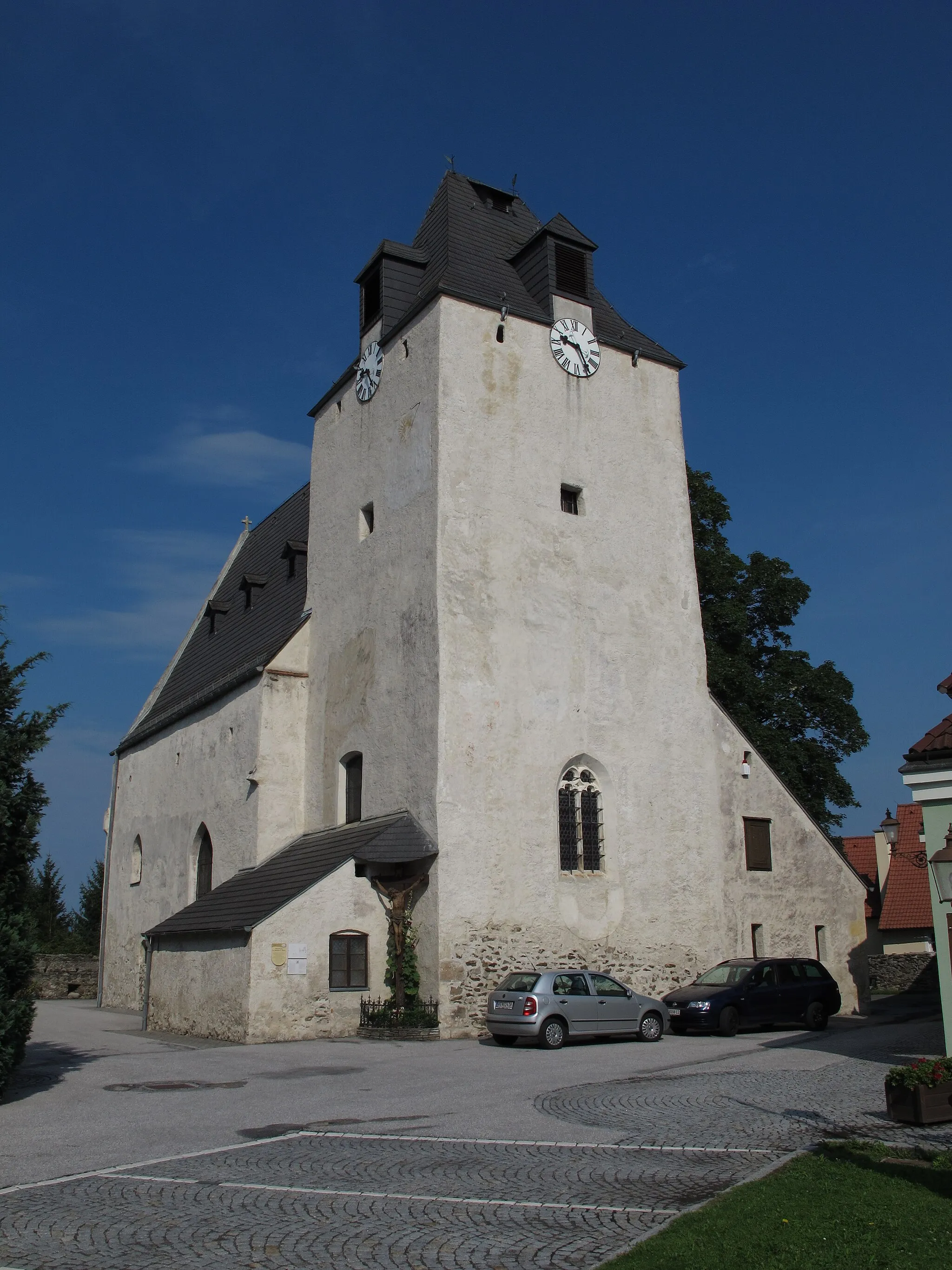 Photo showing: Saint James the Greater parish church in Lichtenegg, Lower Austria