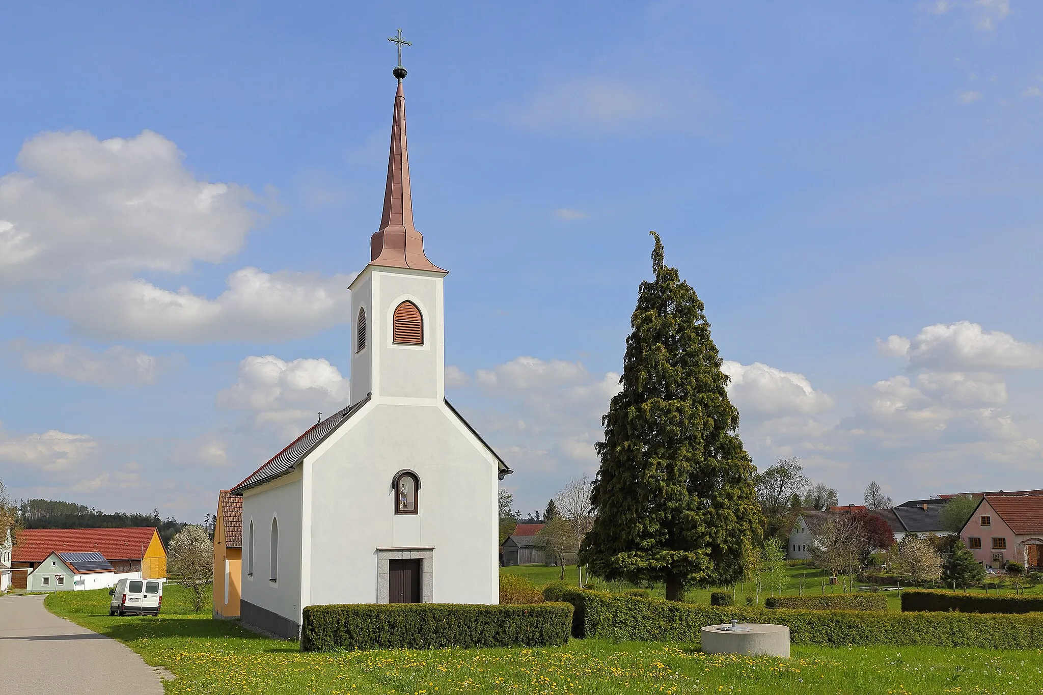 Photo showing: Die Ortskapelle Jetzles (Gemeinde Vitis) wurde 1835 errichtet.