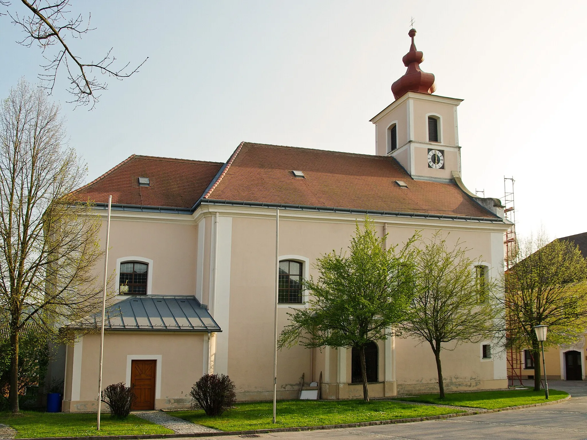 Photo showing: Pfarrkirche Bischofstetten