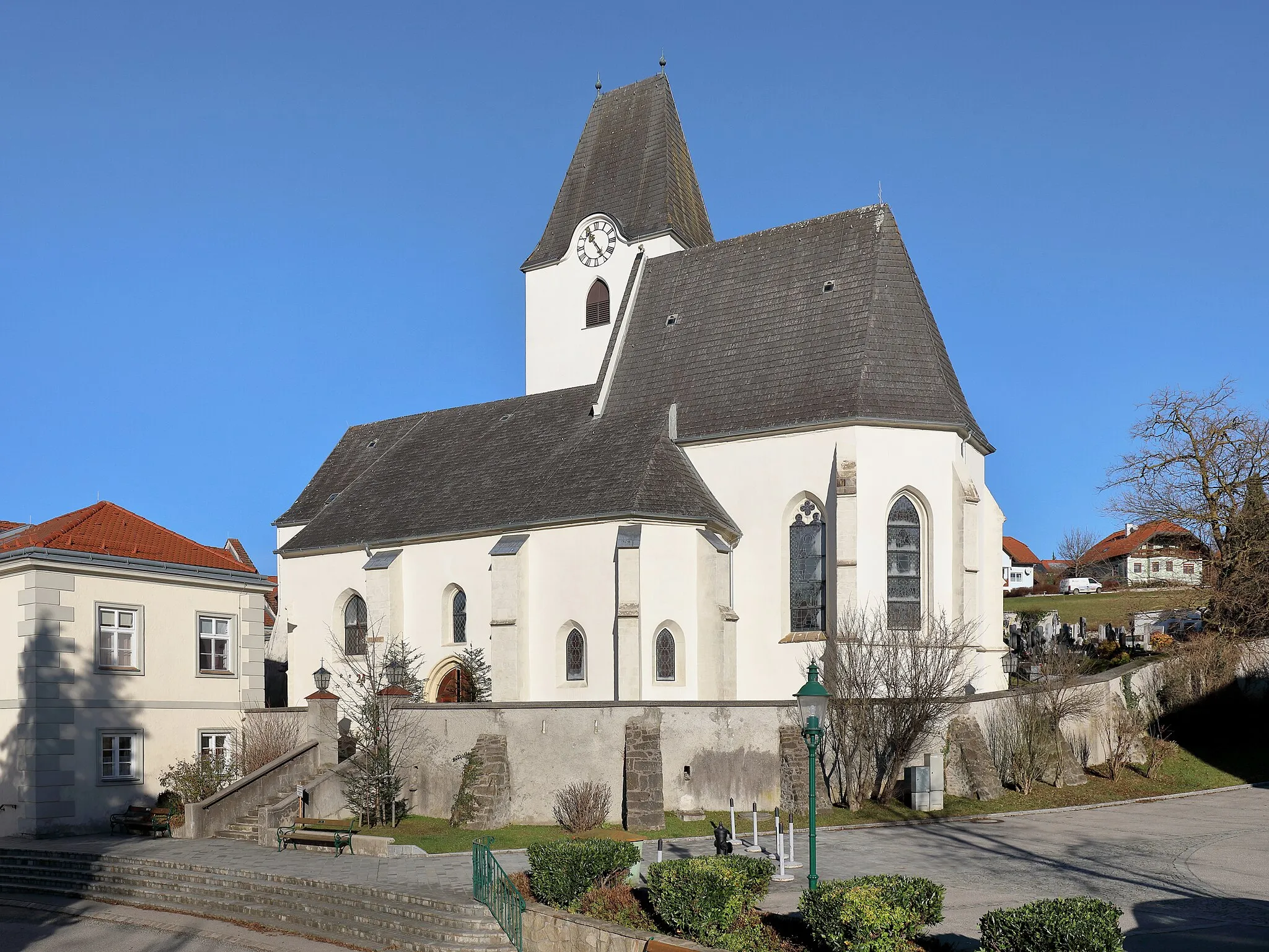Photo showing: Saint Maurice church in Kasten bei Böheimkirchen, Austria.