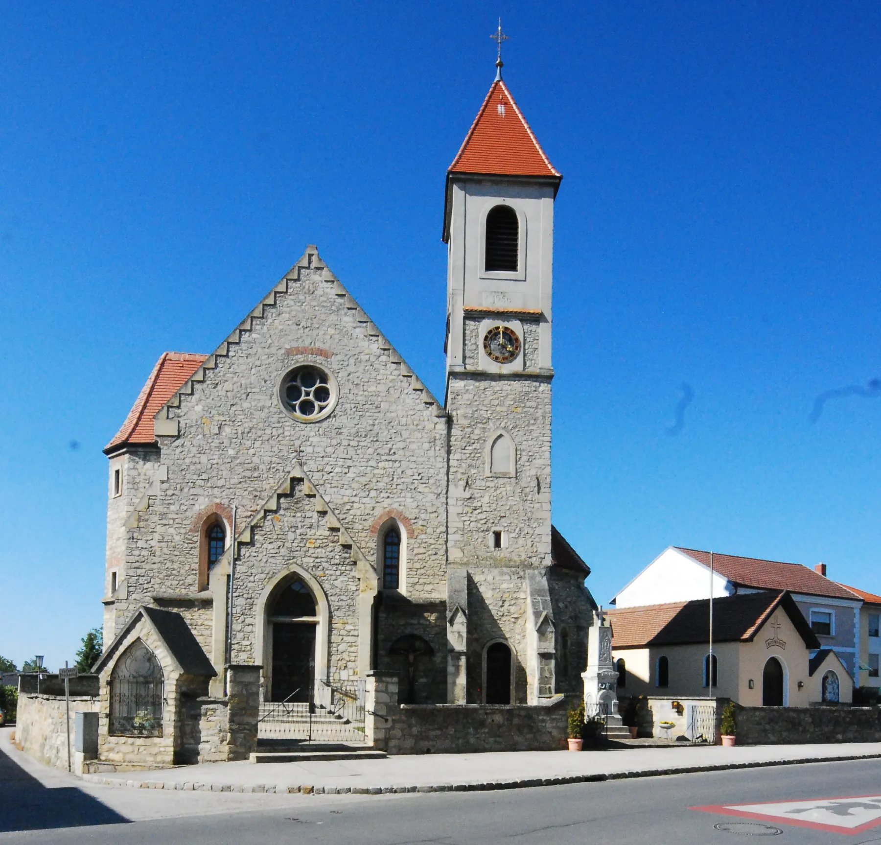 Photo showing: Kirche von Au am Leithaberge in Niederösterreich