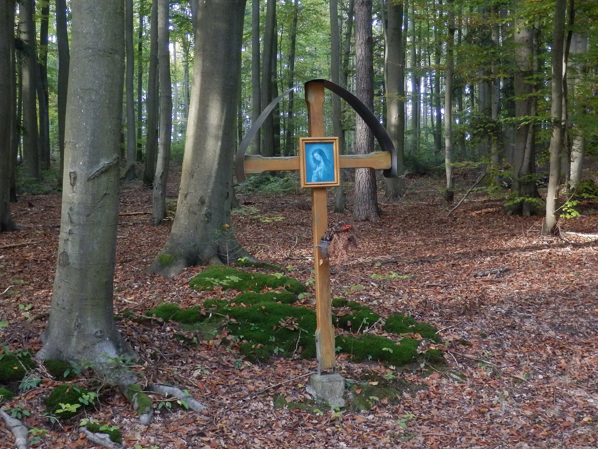 Photo showing: Lamplhöh-Kreuz bei St. Leonhard/Hornerwald (Niederösterreich)