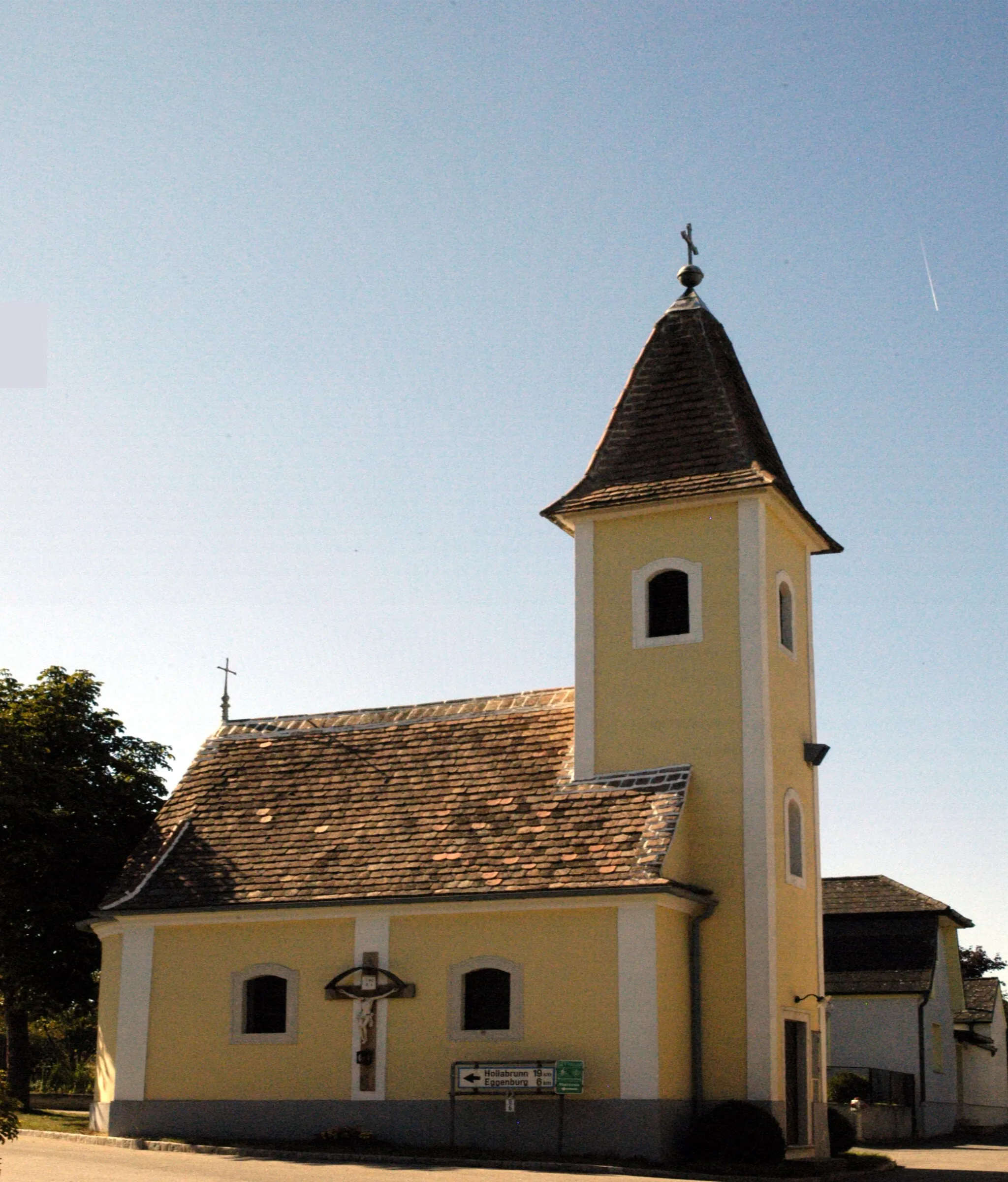 Photo showing: Ortskapelle Kleinreinprechtsdorf, Gemeinde Röschitz