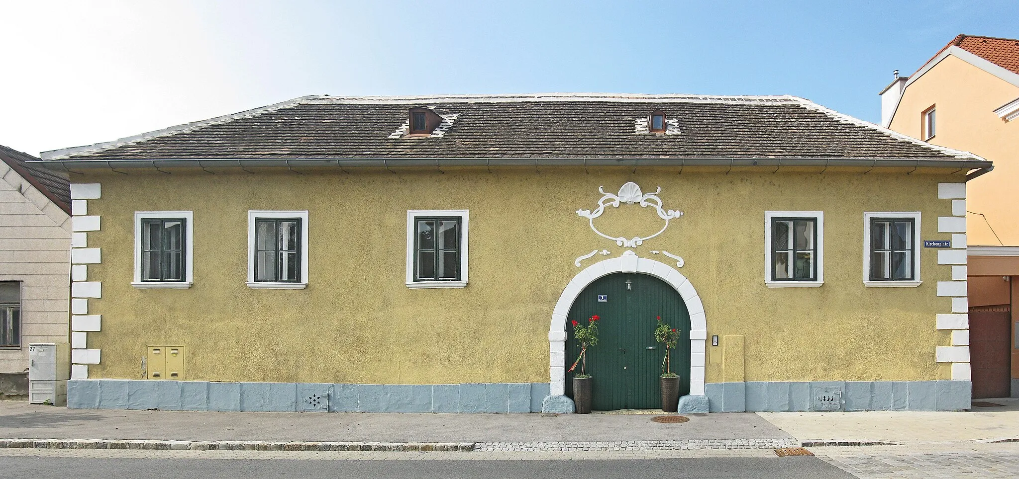 Photo showing: Pfister-Haus in Klein-Neusiedl Bezirk Wien-Umgebung