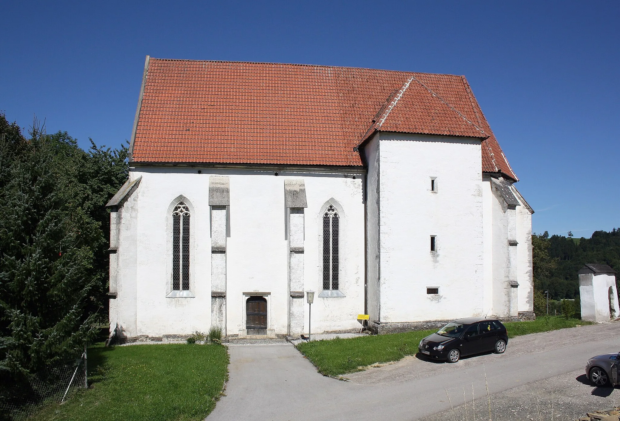 Photo showing: Die Filialkirche "Hl. Andreas" in der niederösterreichischen Ortschaft Tradigistdorf, Marktgemeinde Kirchberg an der Pielach