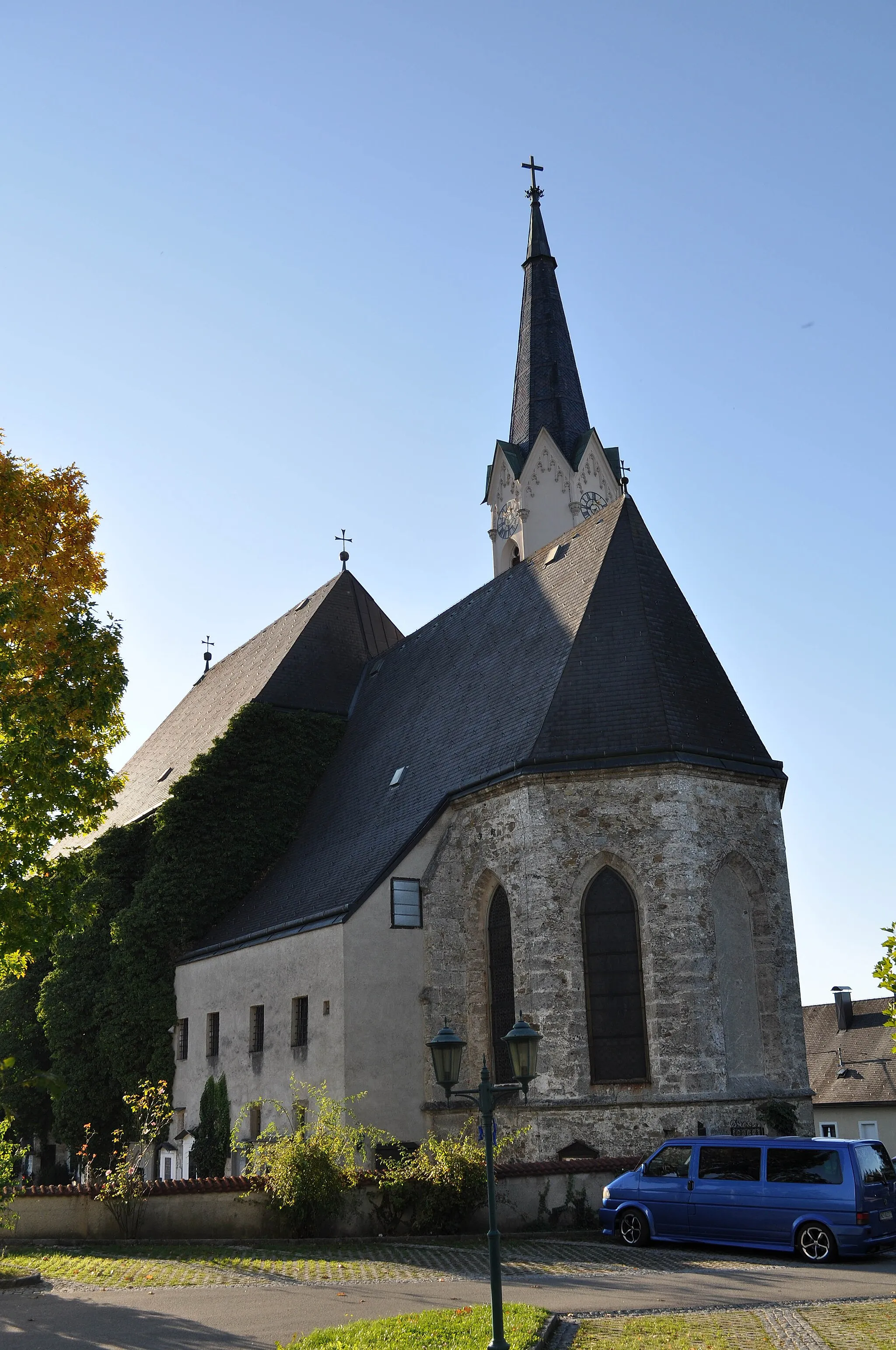 Photo showing: Kath. Pfarrkirche hl. Ulrich, St. Ulrich bei Steyr