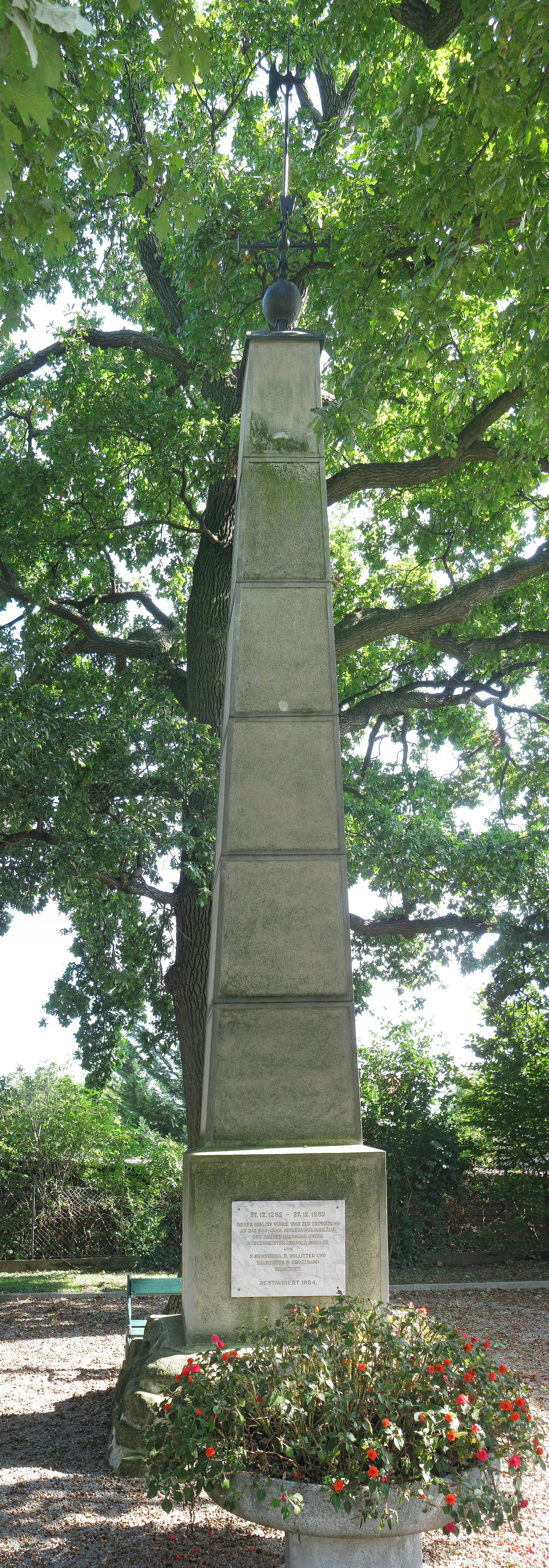 Photo showing: Ereignisdenkmal Habsburg-Obelisk