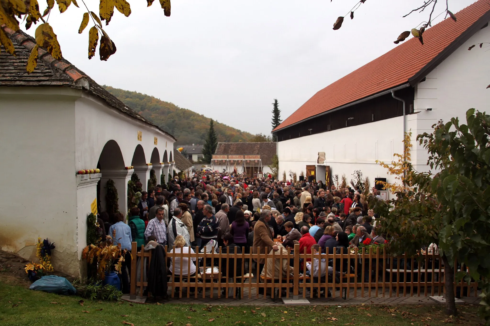 Photo showing: Kastanienfest in Klostermarienberg, einem Ortsteil der Gemeinde Mannersdorf an der Rabnitz im Burgenland (1)