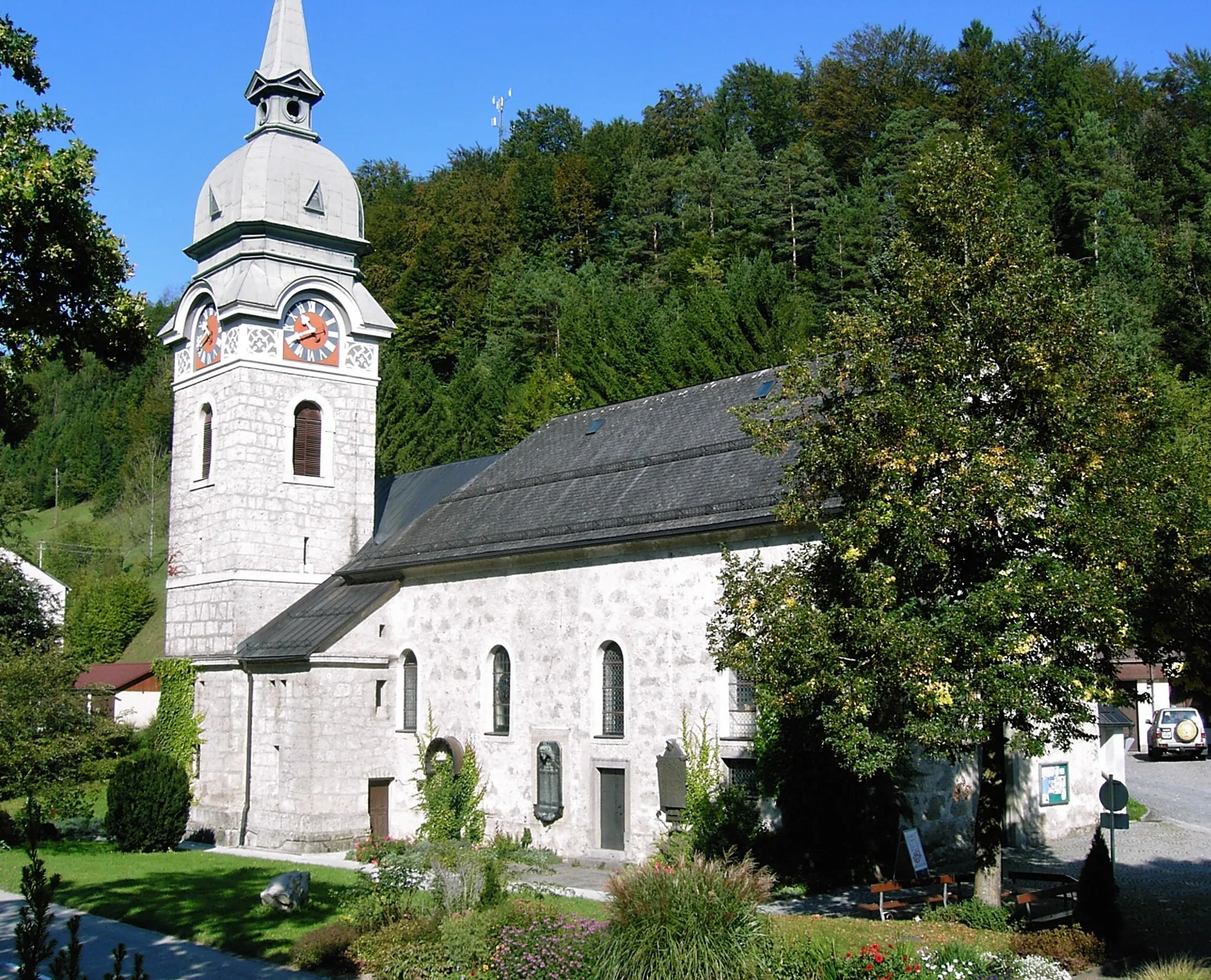 Photo showing: Laussa Katholische Pfarrkirche Maria Himmelfahrt Kirchenplatz