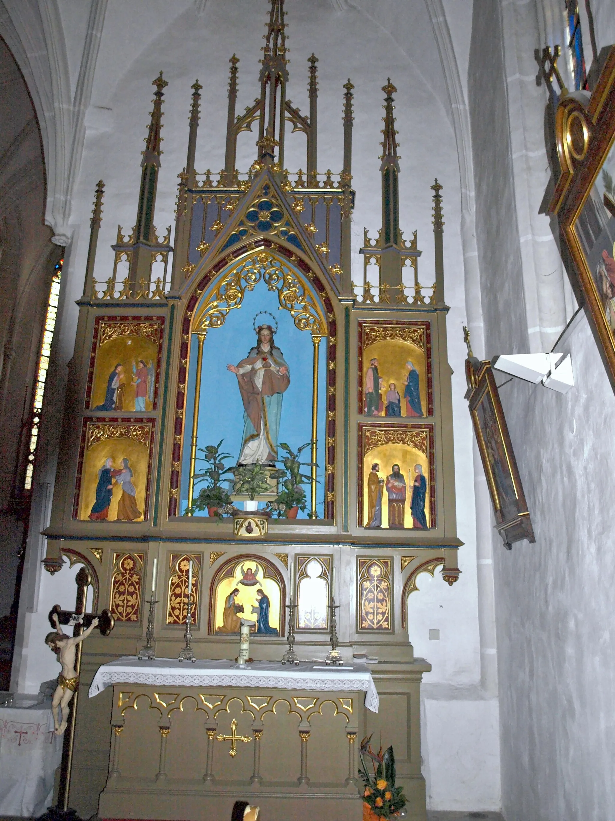 Photo showing: Kath. Pfarrkirche Mariae Himmelfahrt