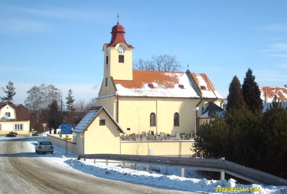 Photo showing: Kostel Nanebevzetí Panny Marie ve Dvorech nad Lužnicí