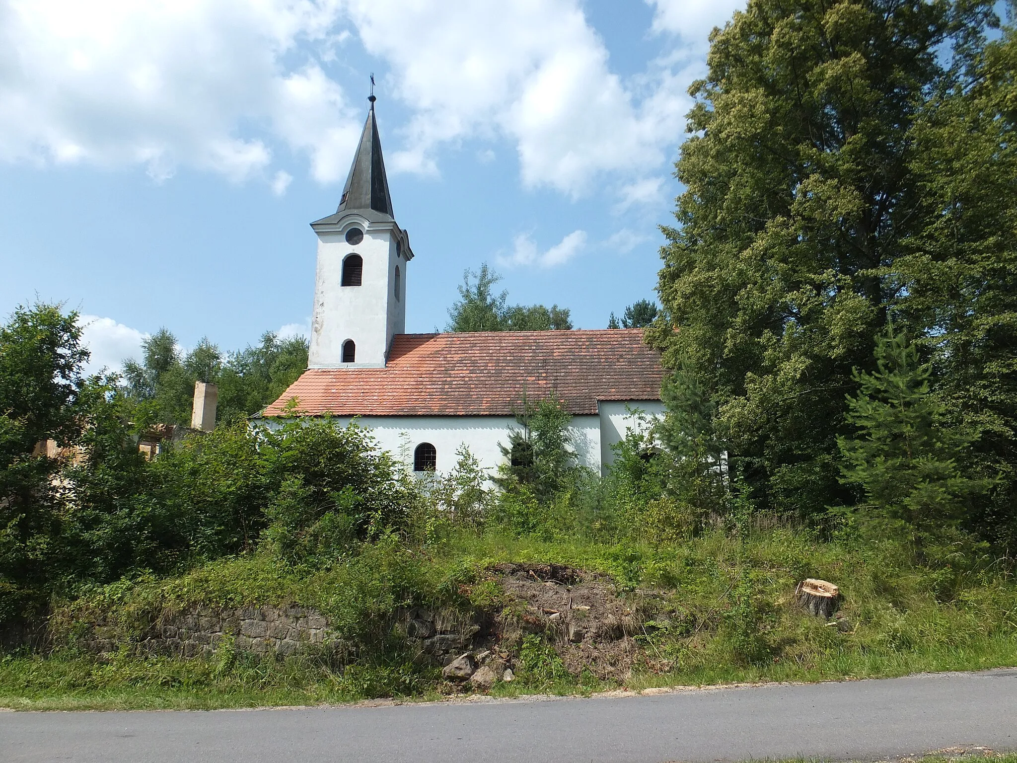 Photo showing: Krabonoš (Germ. Zuggers) - the church of Saint John The Baptist