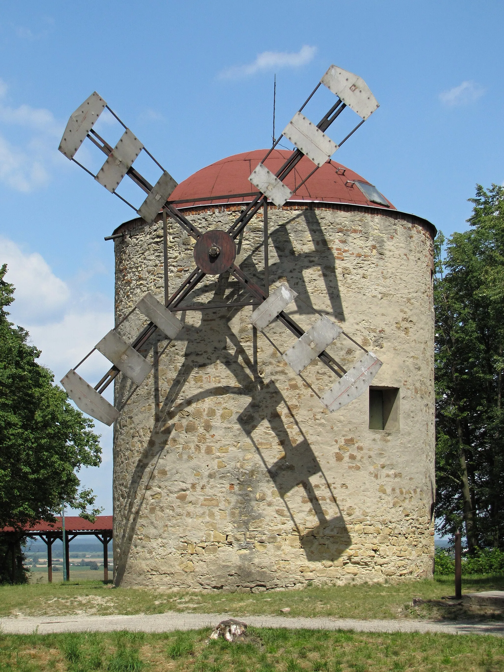 Photo showing: Větrný mlýn v Holíči z konce 19. století