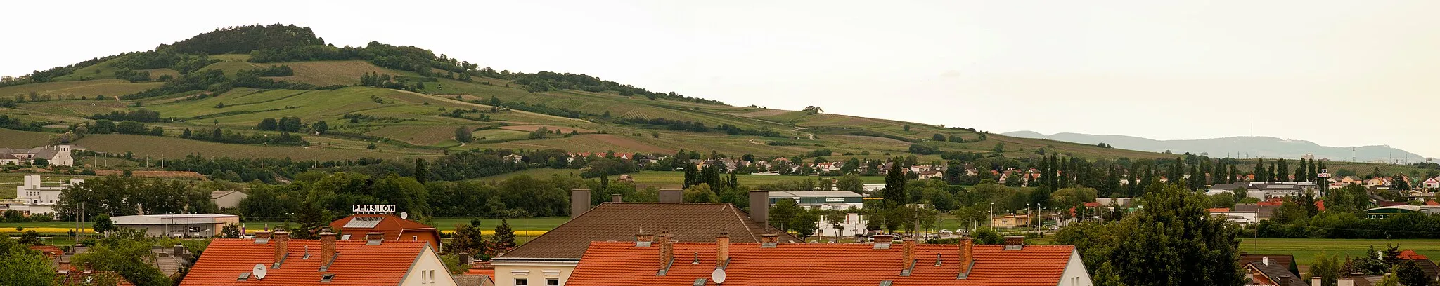 Photo showing: Panoramafoto vom Eichkogel von Traiskirchen aus gesehen.