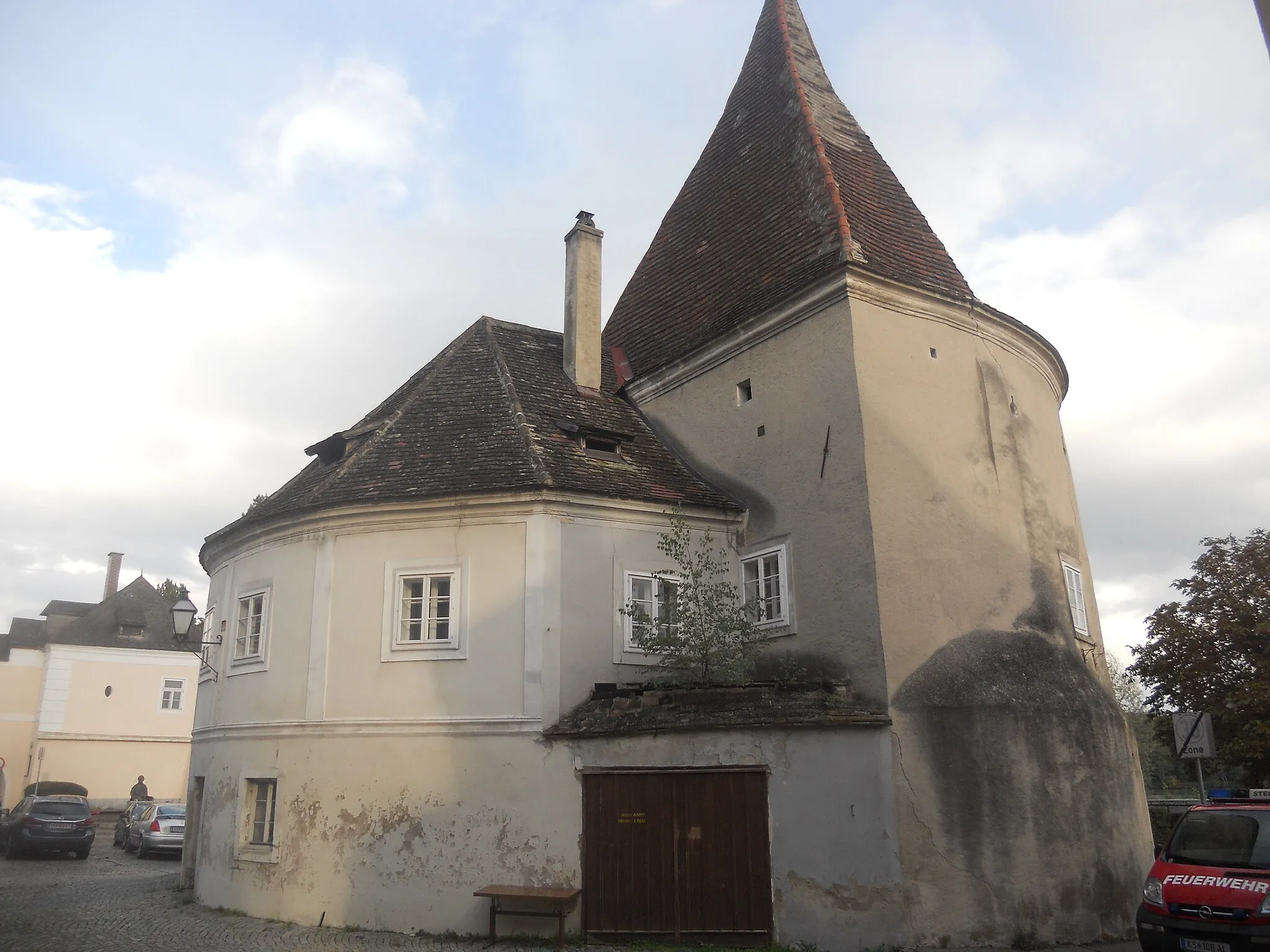 Photo showing: Der Fischerturm, ein ehemaliger Teil der Stadtmauer