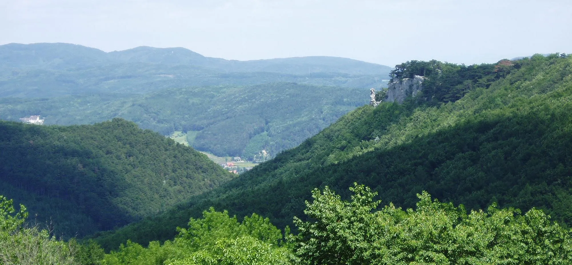 Photo showing: Holzschlag Arnsteinnadel Pano