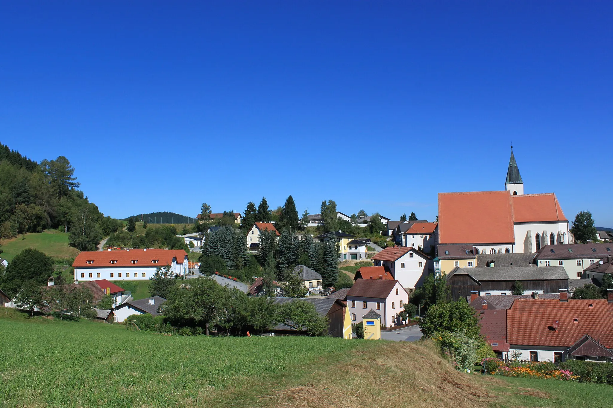 Photo showing: Schönbach, Niederösterreich - Blick auf den Ort