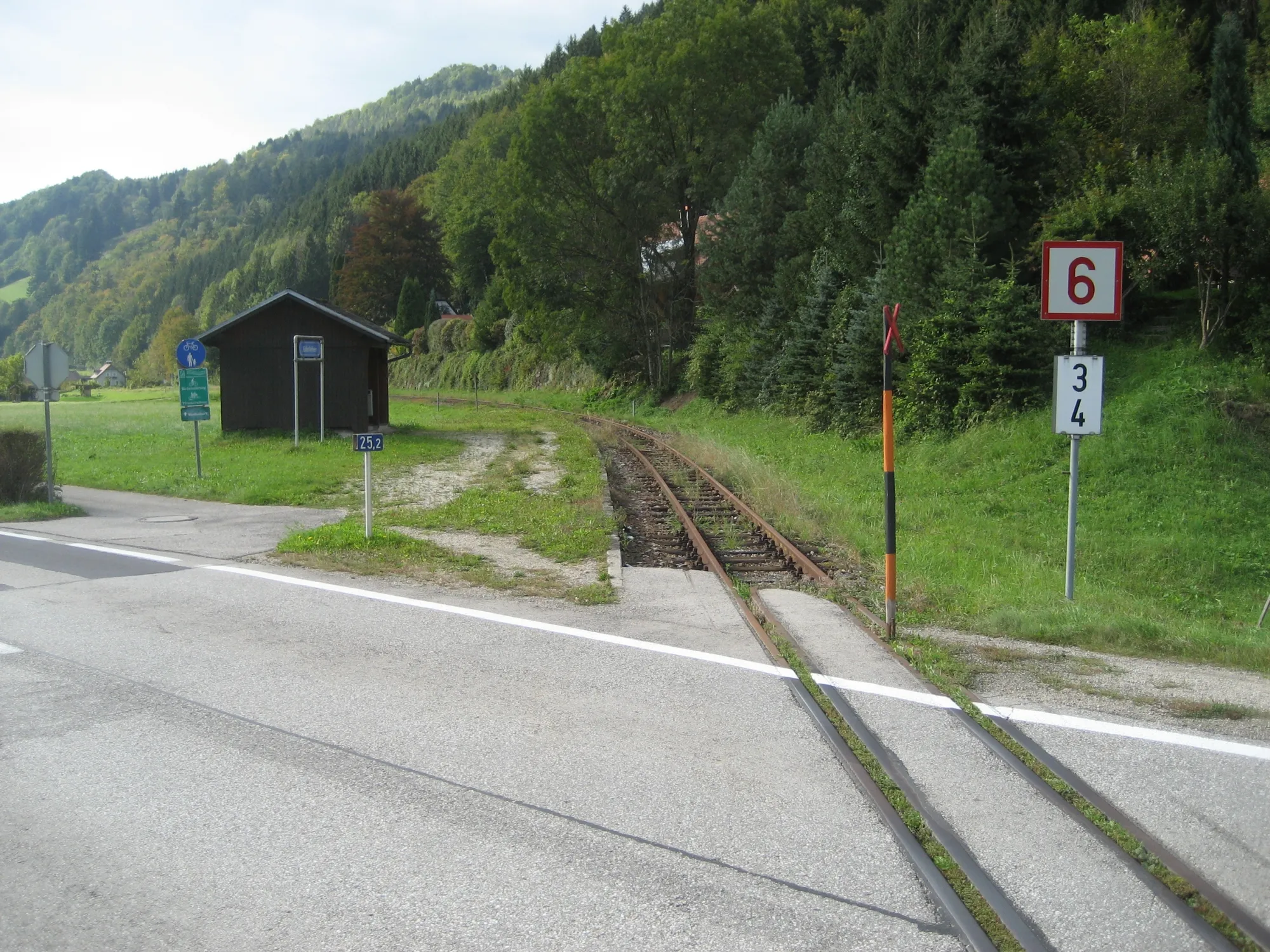 Photo showing: Ederlehen train station in Lower Austria, Ybbstalbahn