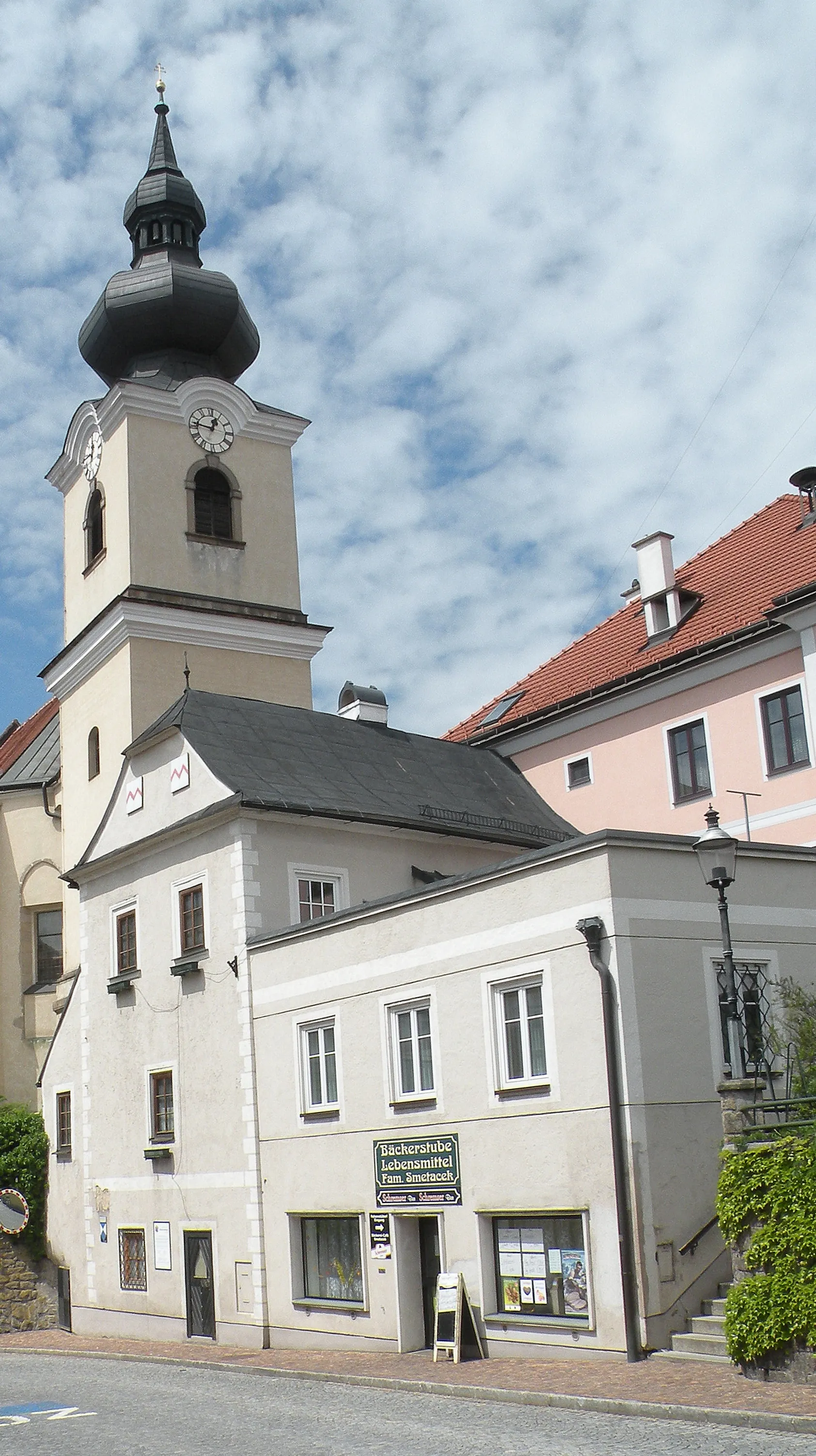 Photo showing: Gotisches Giebelhaus in Heidenreichstein
